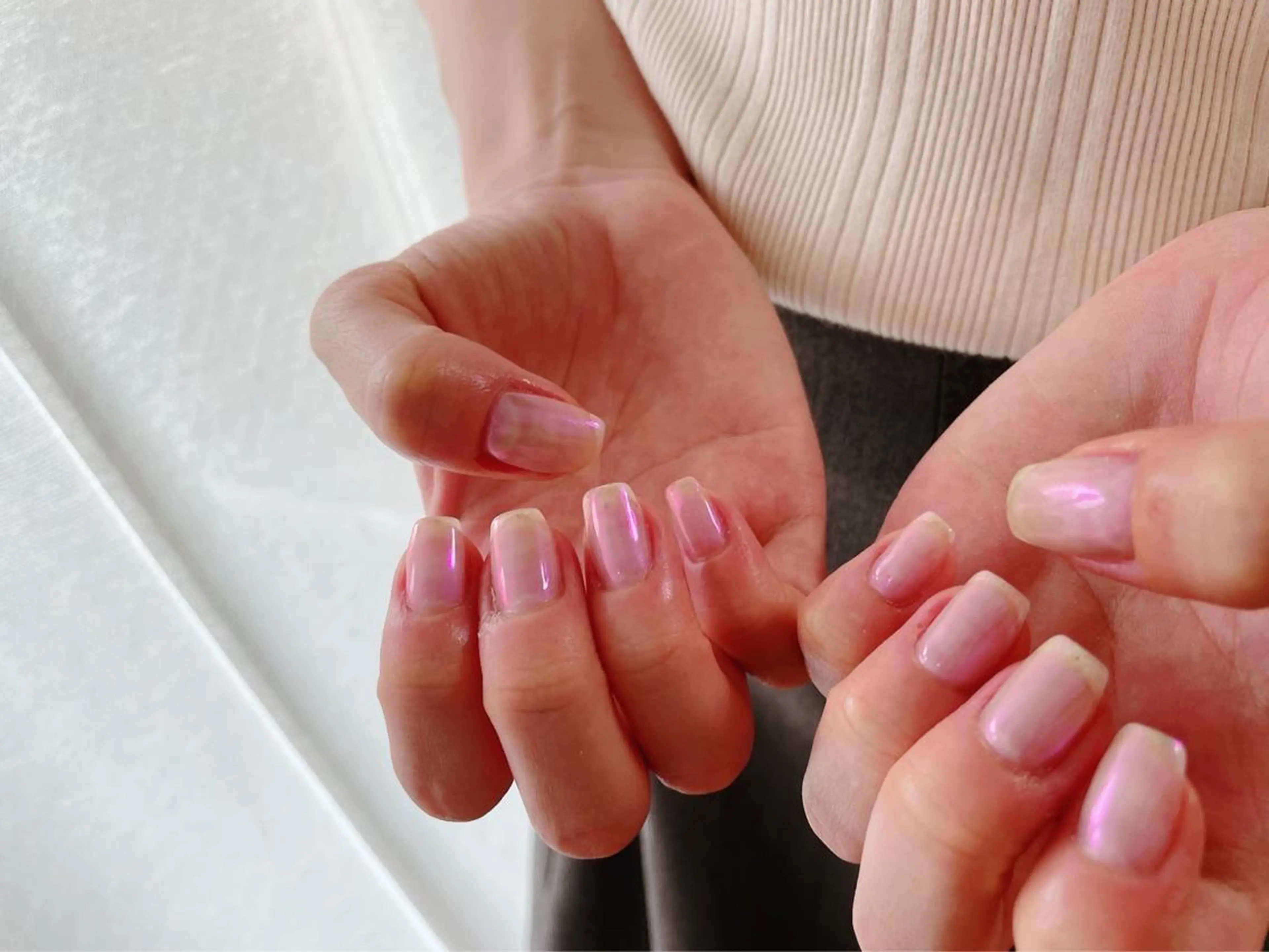 ネイル オーロラネイル フラワーネイル フットネイル フレンチネイル ジェルネイル ハンドネイル Mogu nail 二子玉川のネイルデザイン