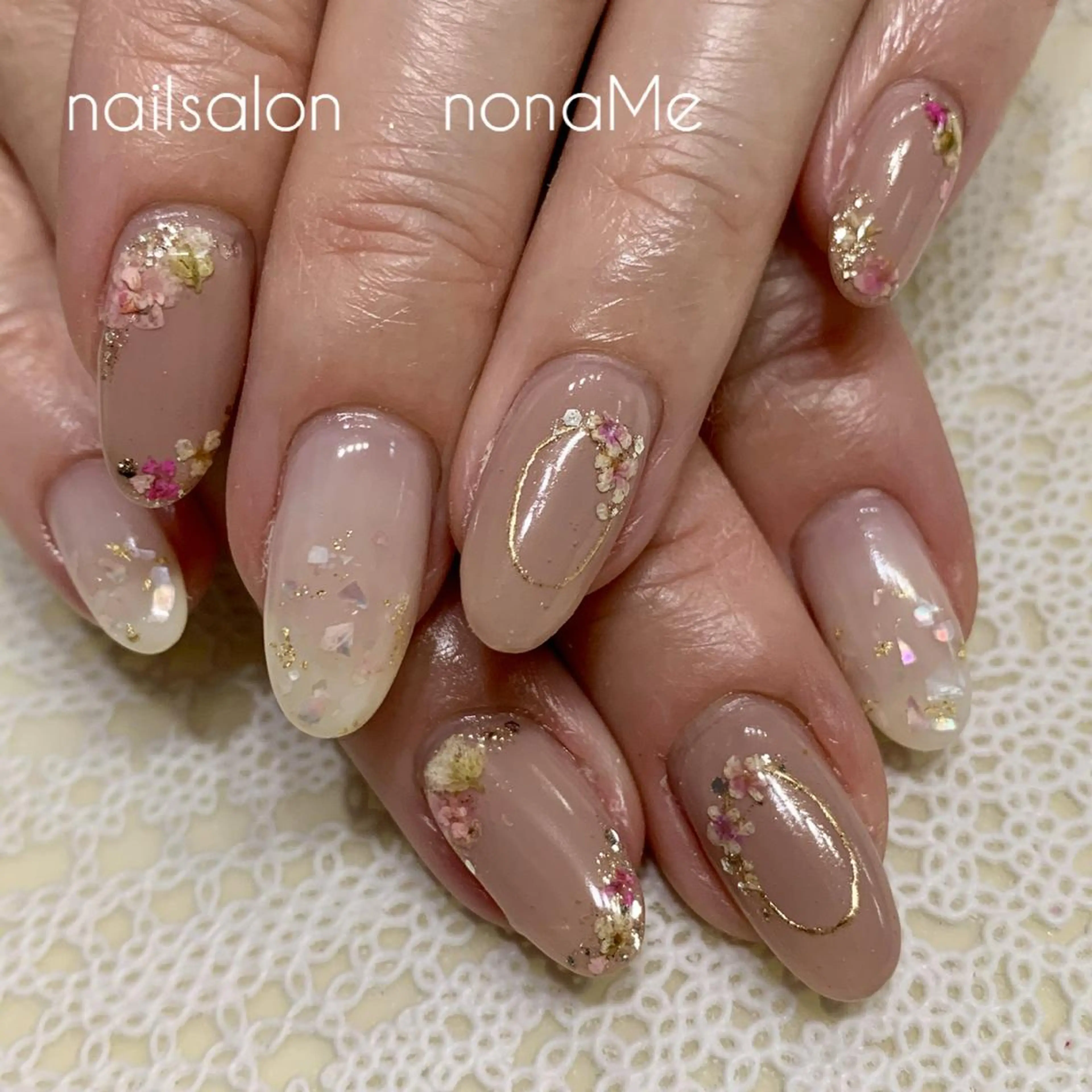 ネイル nonaMe 森のネイルデザイン