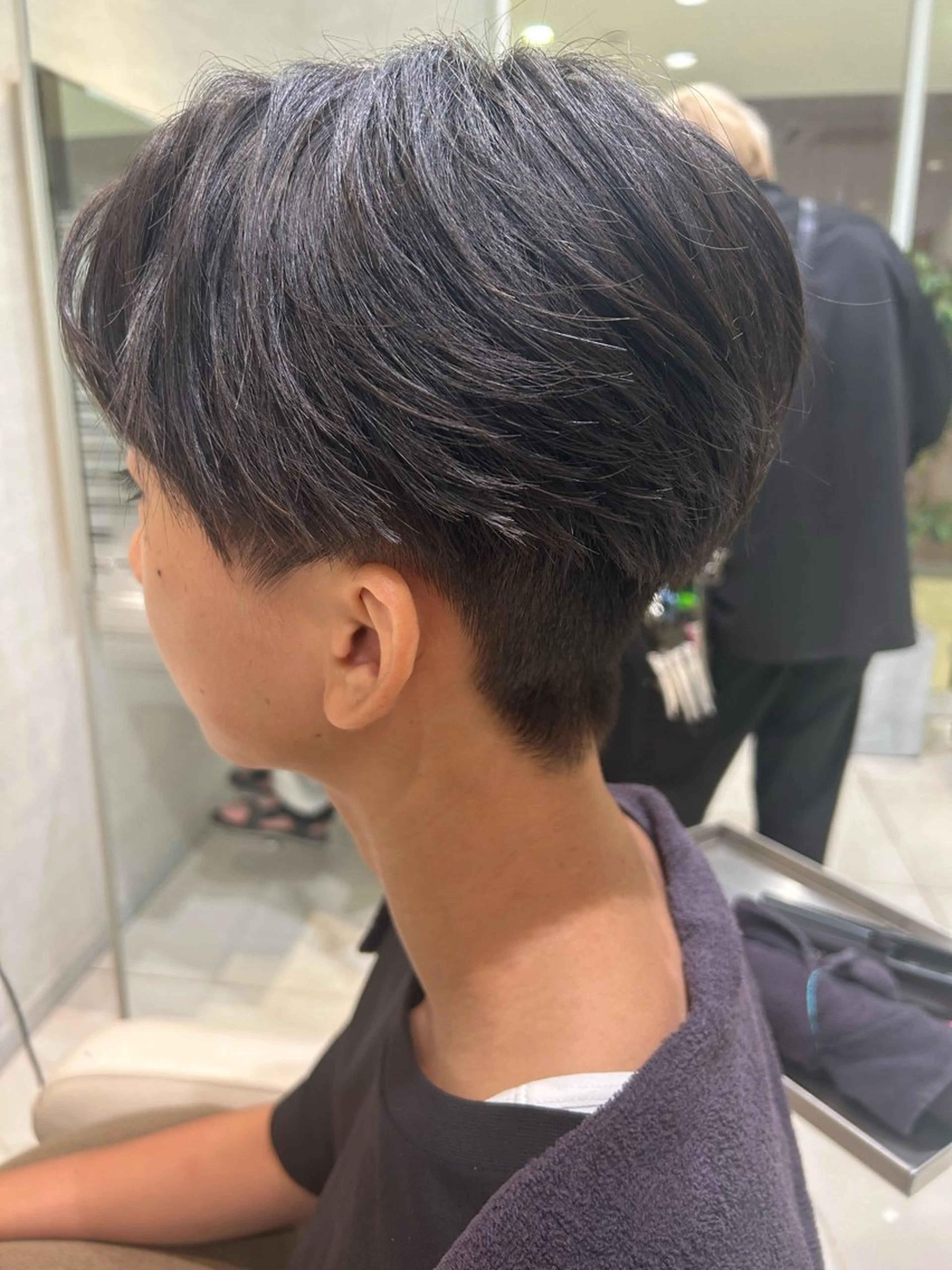 メンズ マッシュ 刈り上げ メンズカット/パ ーマ/スズキショウタのヘアスタイル