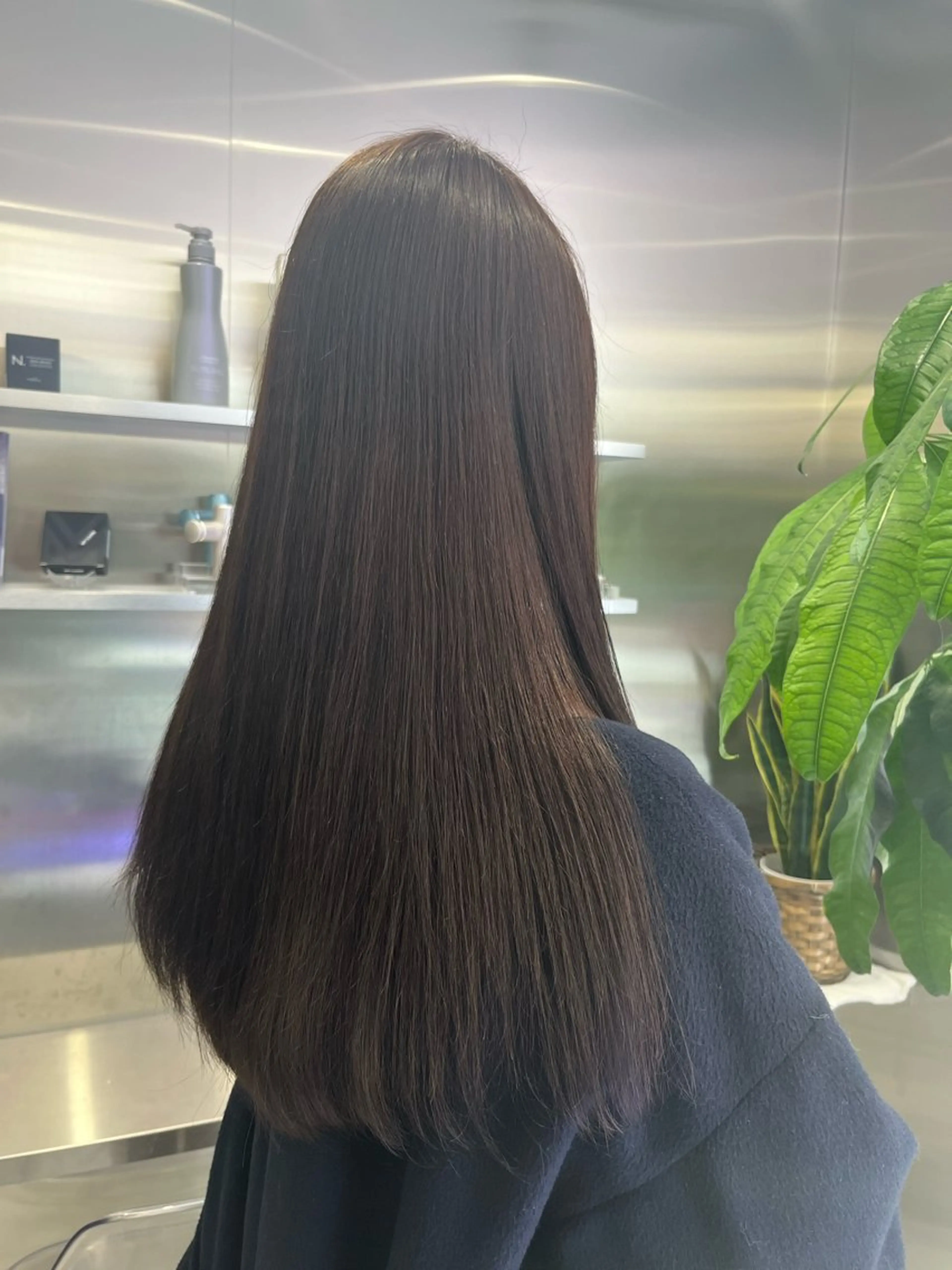 ロング カラー 平野 優奈のヘアスタイル