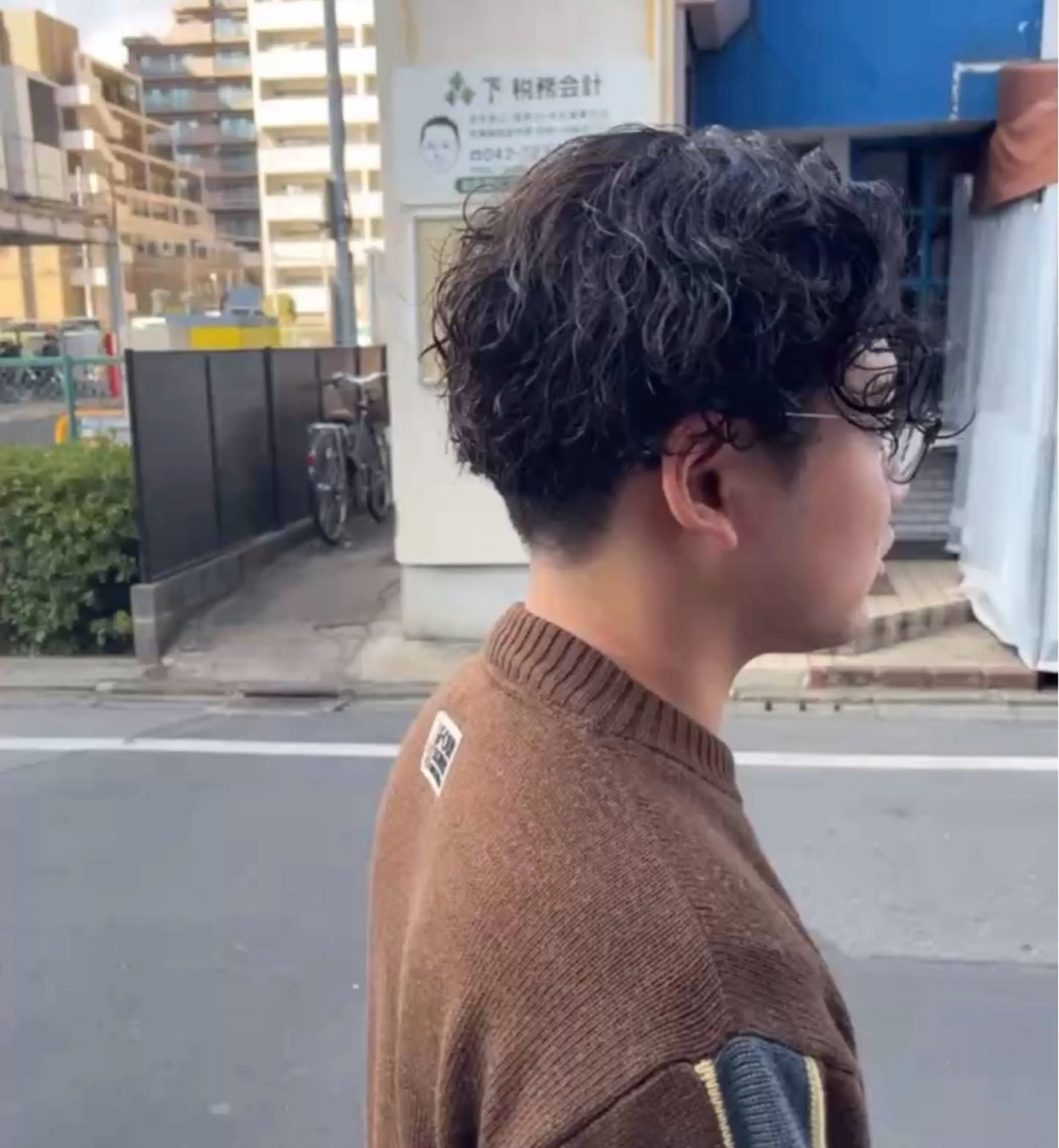 パーマ Y U K Iのヘアスタイル