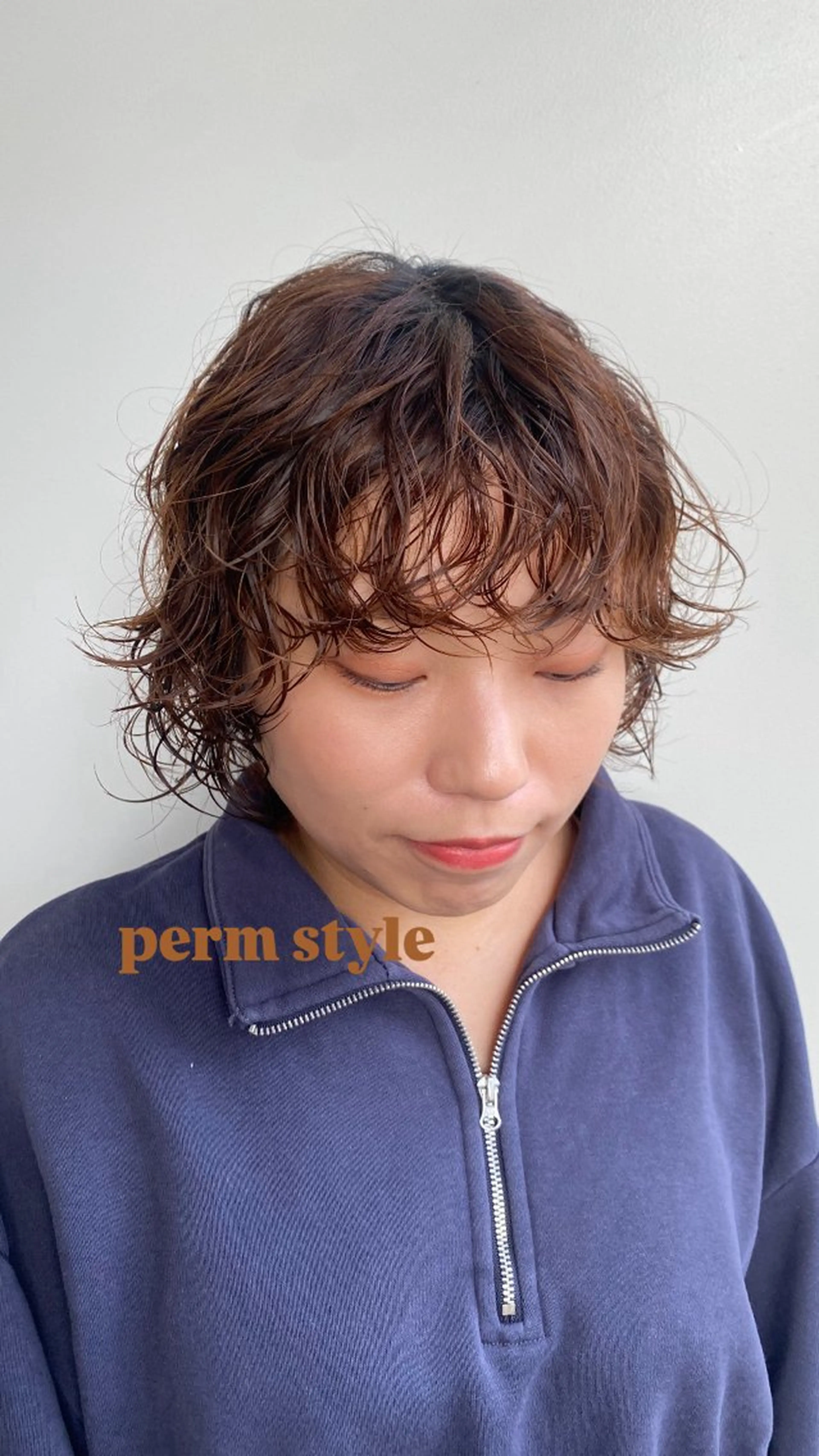 ミディアム パーマ パーマ 🌀ボブ/ミディアム パーマ🌀ayaのヘアスタイル