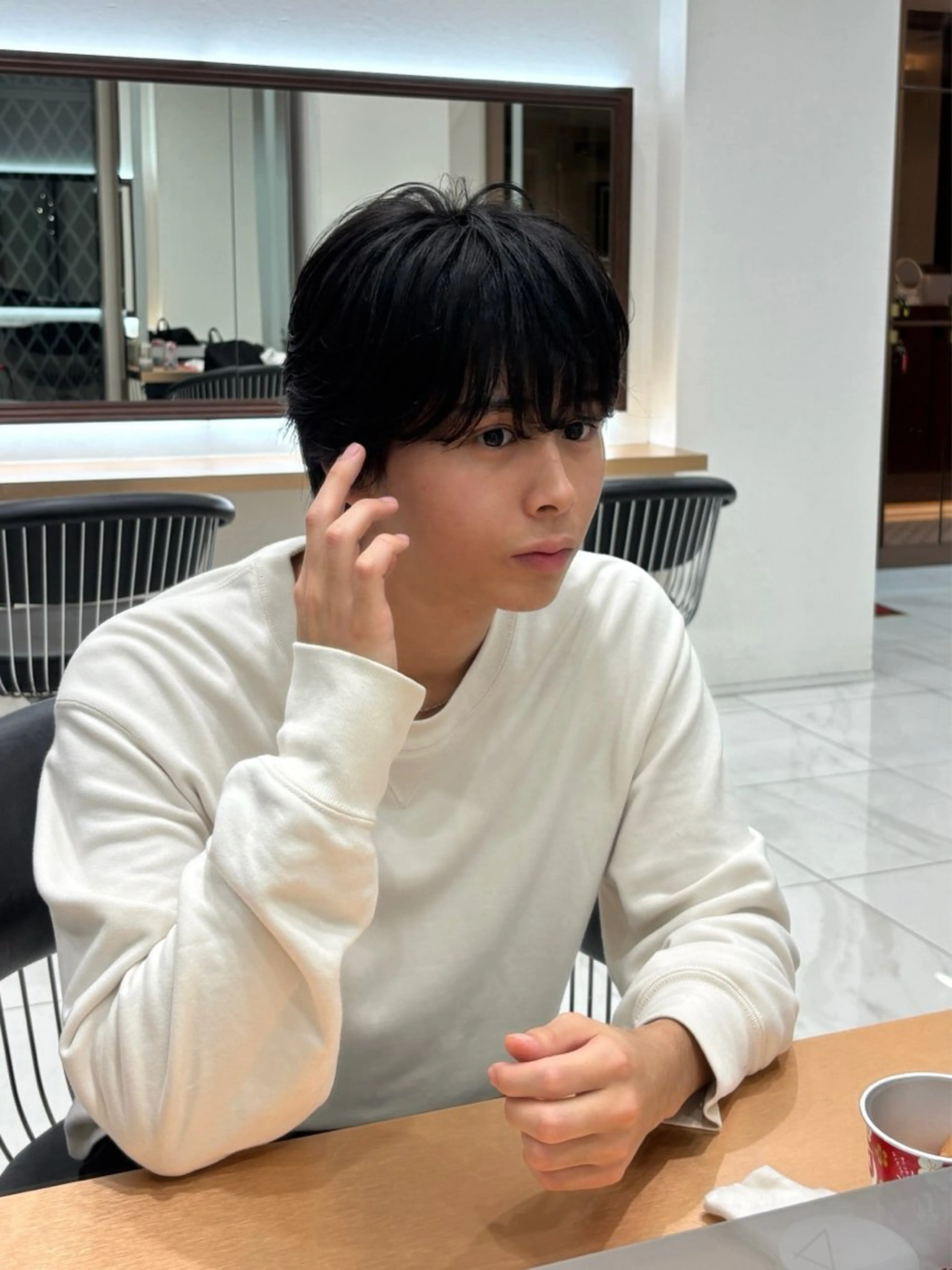 [期間限定🩶]men'sカット＋モテパーマ💘の写真