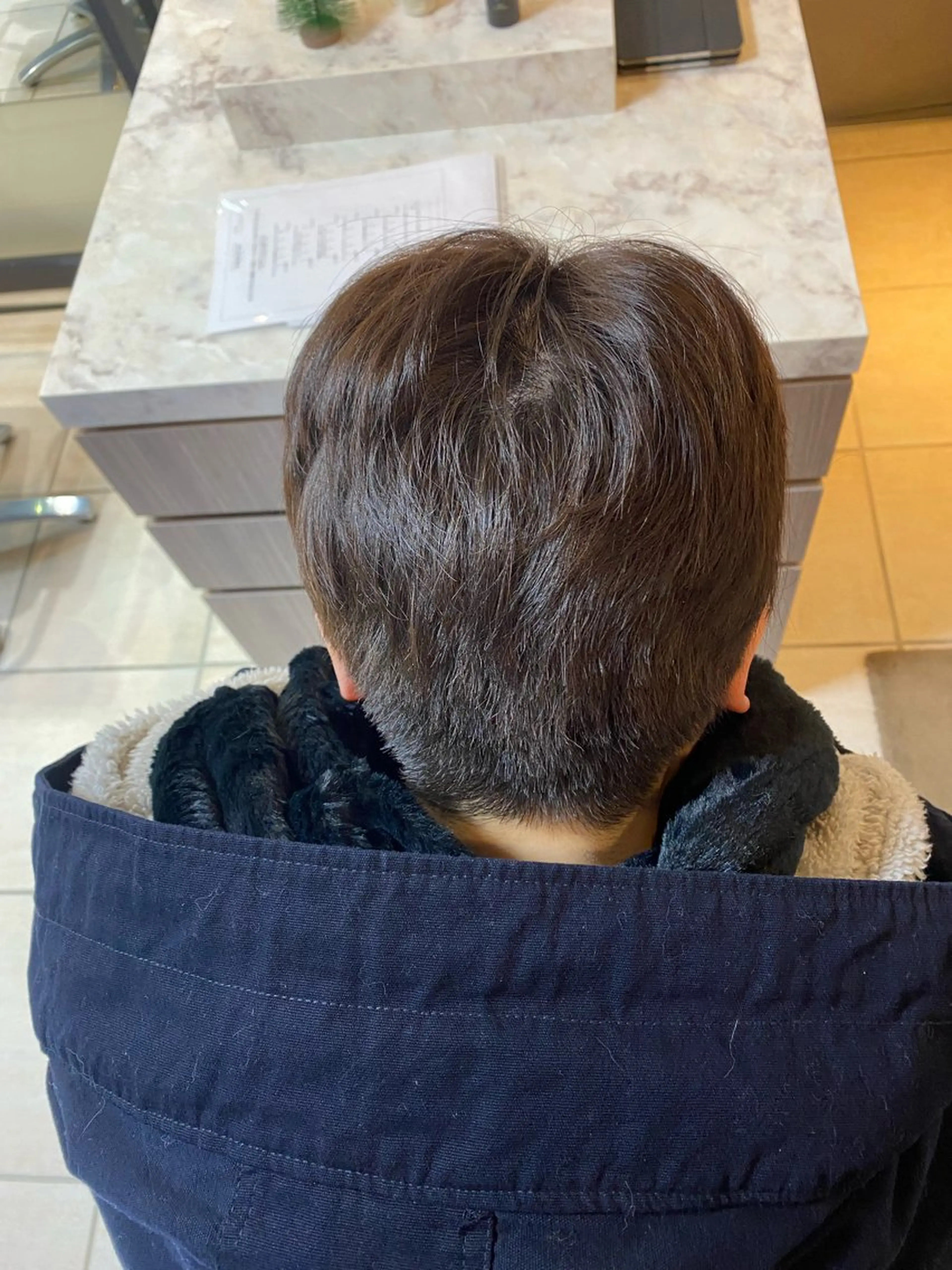 ショート カラー ブラウンカラー PREVIA銀座渡辺 真矢のヘアスタイル