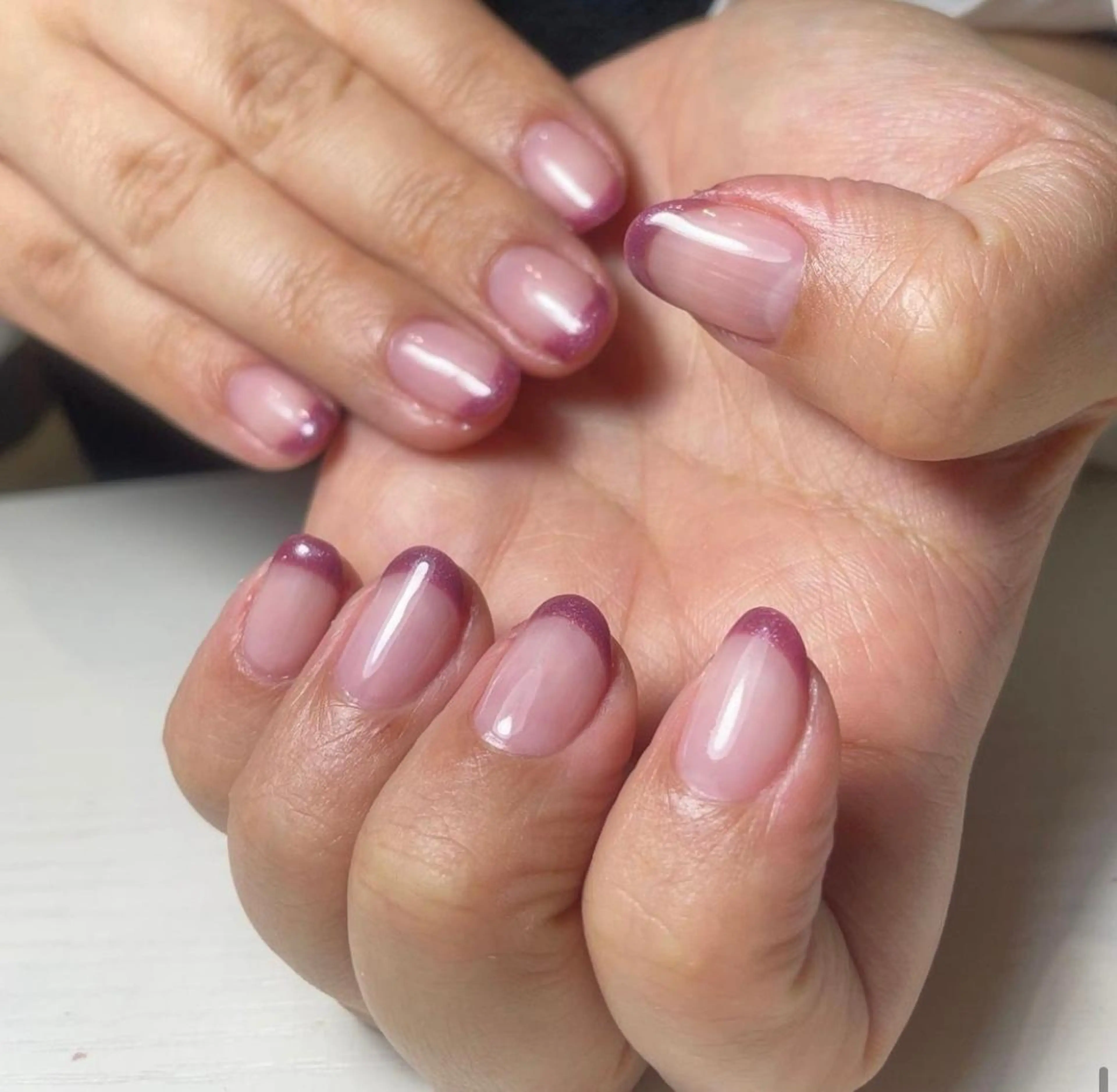 ネイル フレンチネイル ハンドネイル Shizuka Nail Salonのネイルデザイン
