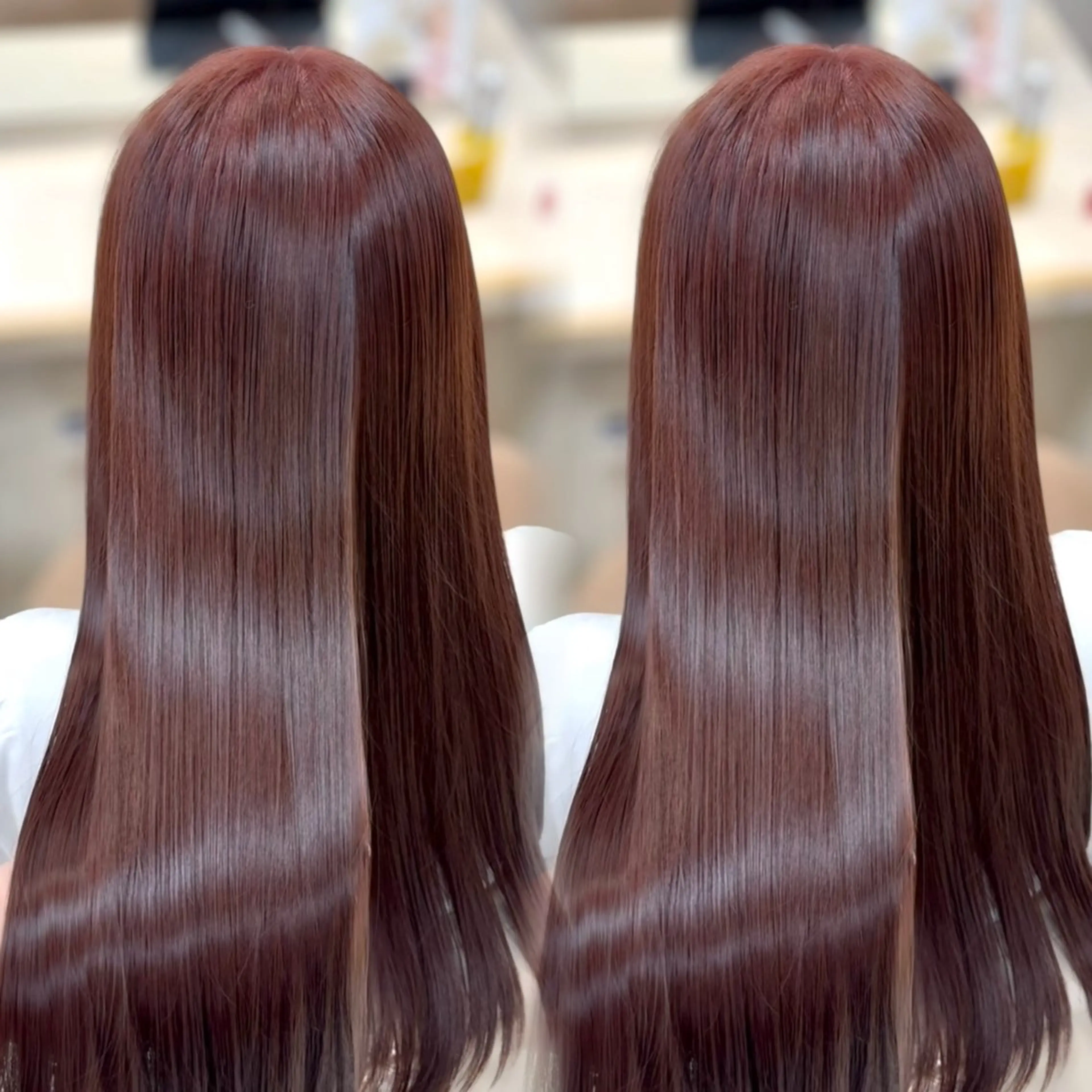 ロング カラー ブリーチ ブリーチなしカラー ヘアカラー 🧸ベージュ カラー🧸ゆいなのヘアスタイル