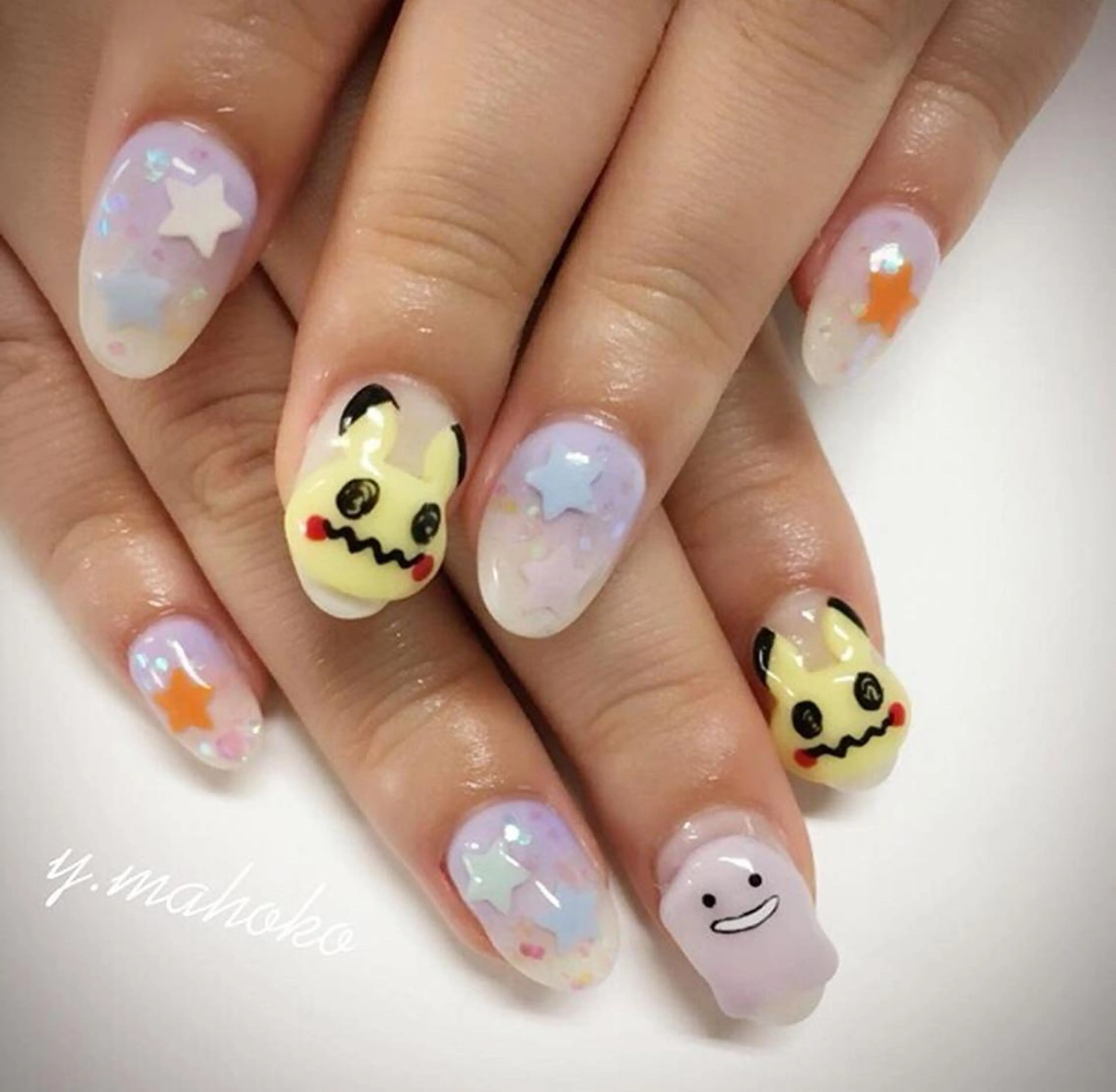 ネイル She nail studio 原宿所属・パラジェル有/ スカルプ/mahoのネイルデザイン