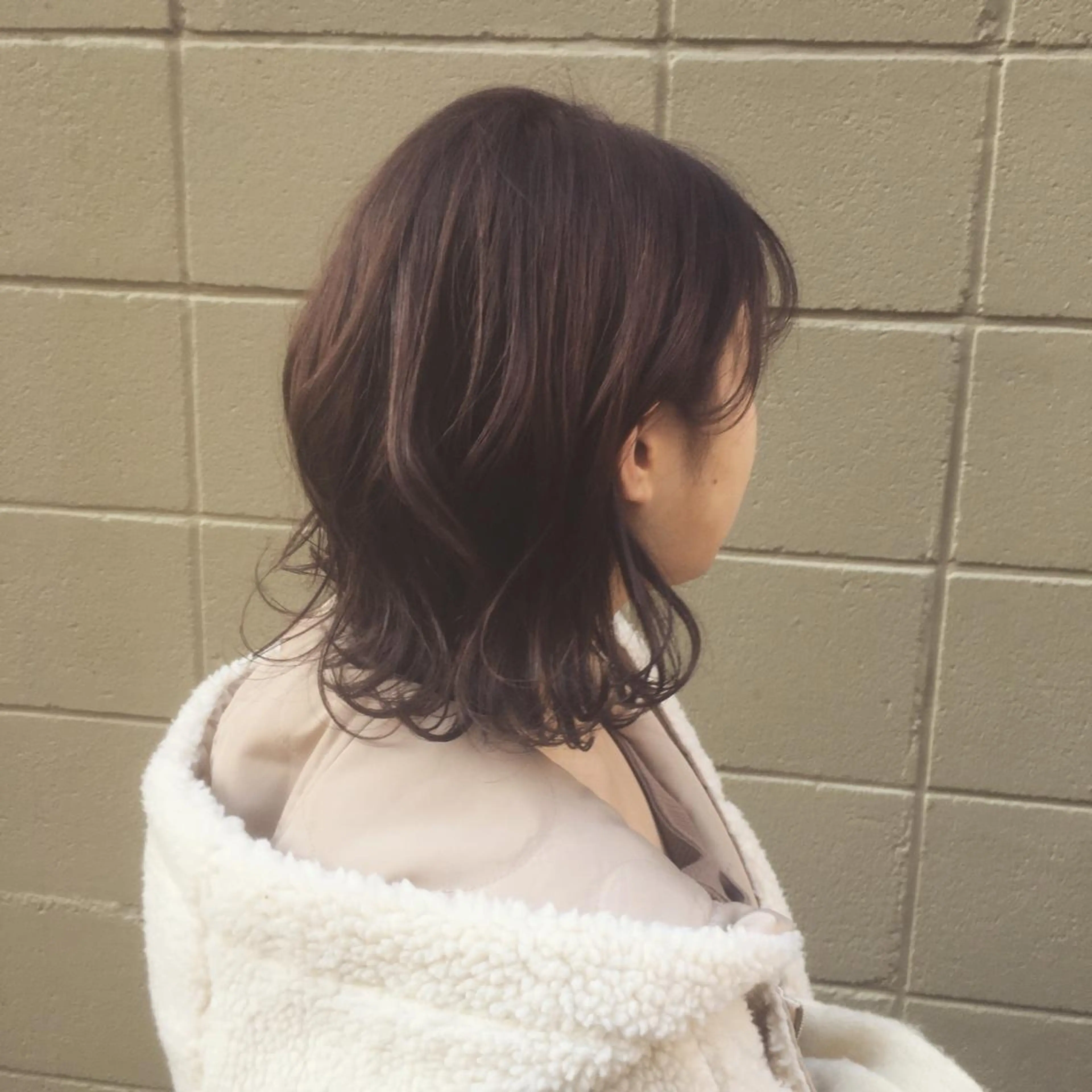 ミディアム カラー カット ヘアカラー トリートメント しのはら まどかのヘアスタイル