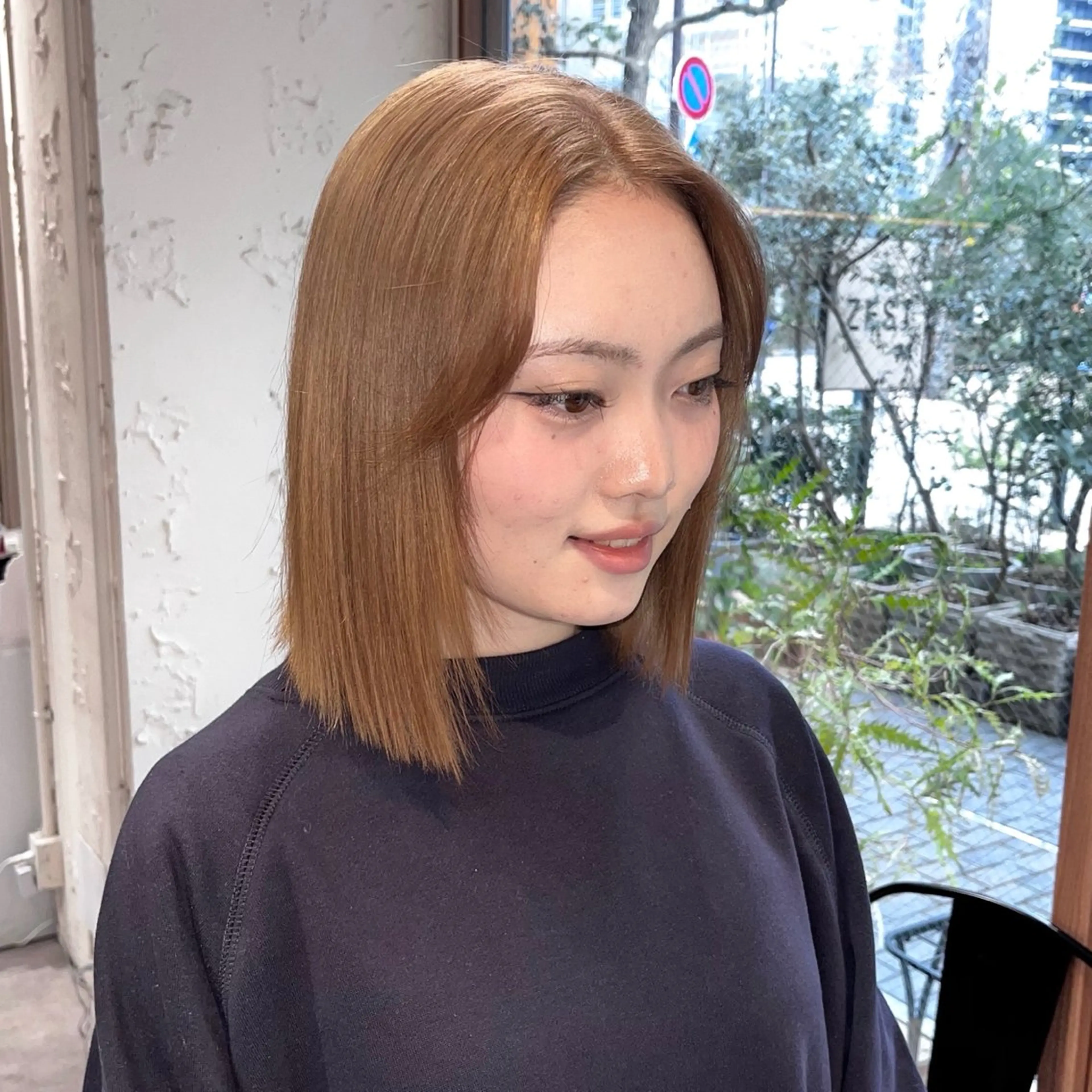 ミディアム カラー ヘアカラー トリートメント 🩶レイナ🩶 color/nailのヘアスタイル