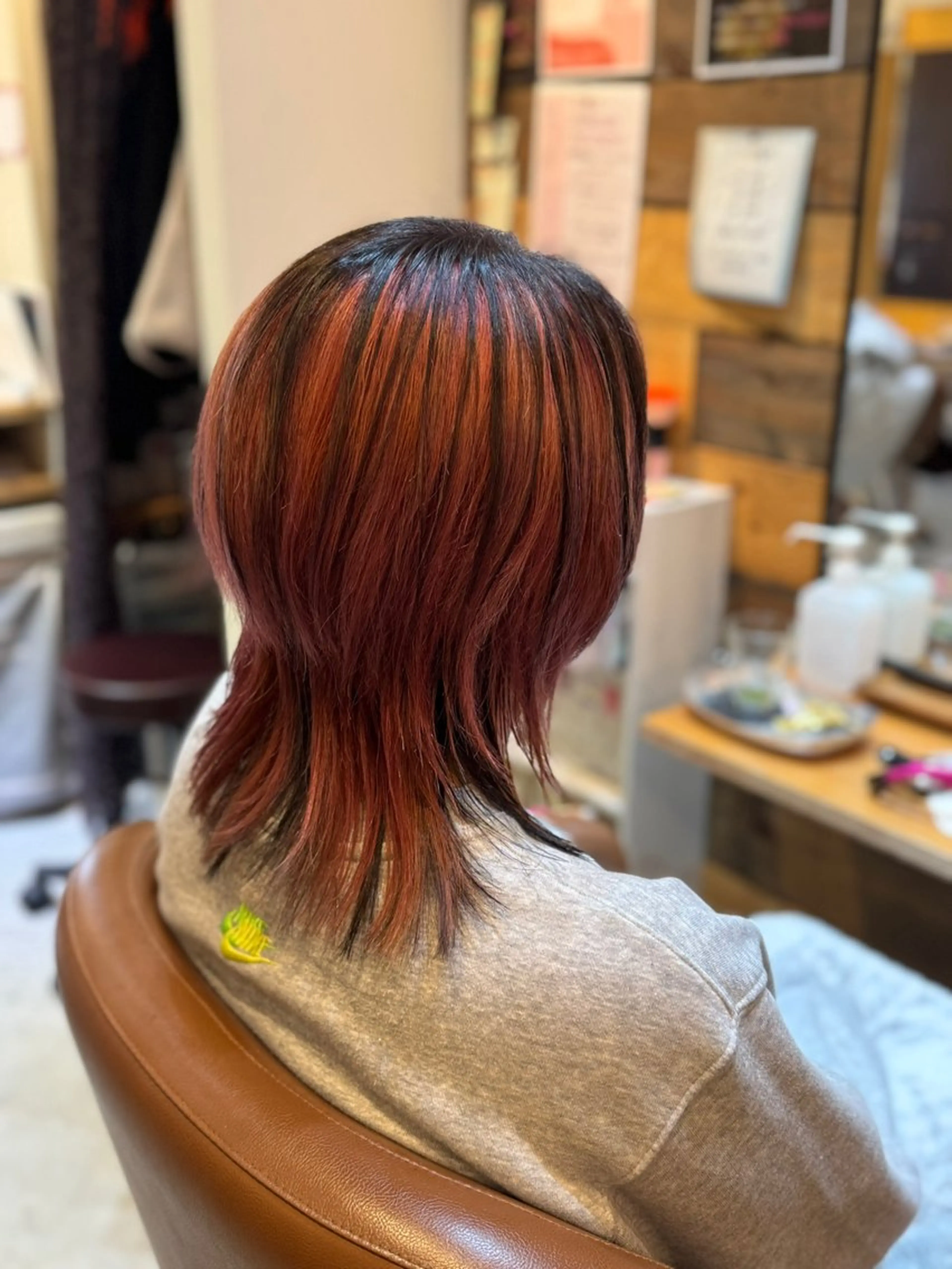 ミディアム カラー Hair Make  feel   フィール所属・森下 麻美子のマツエク・マツパデザイン