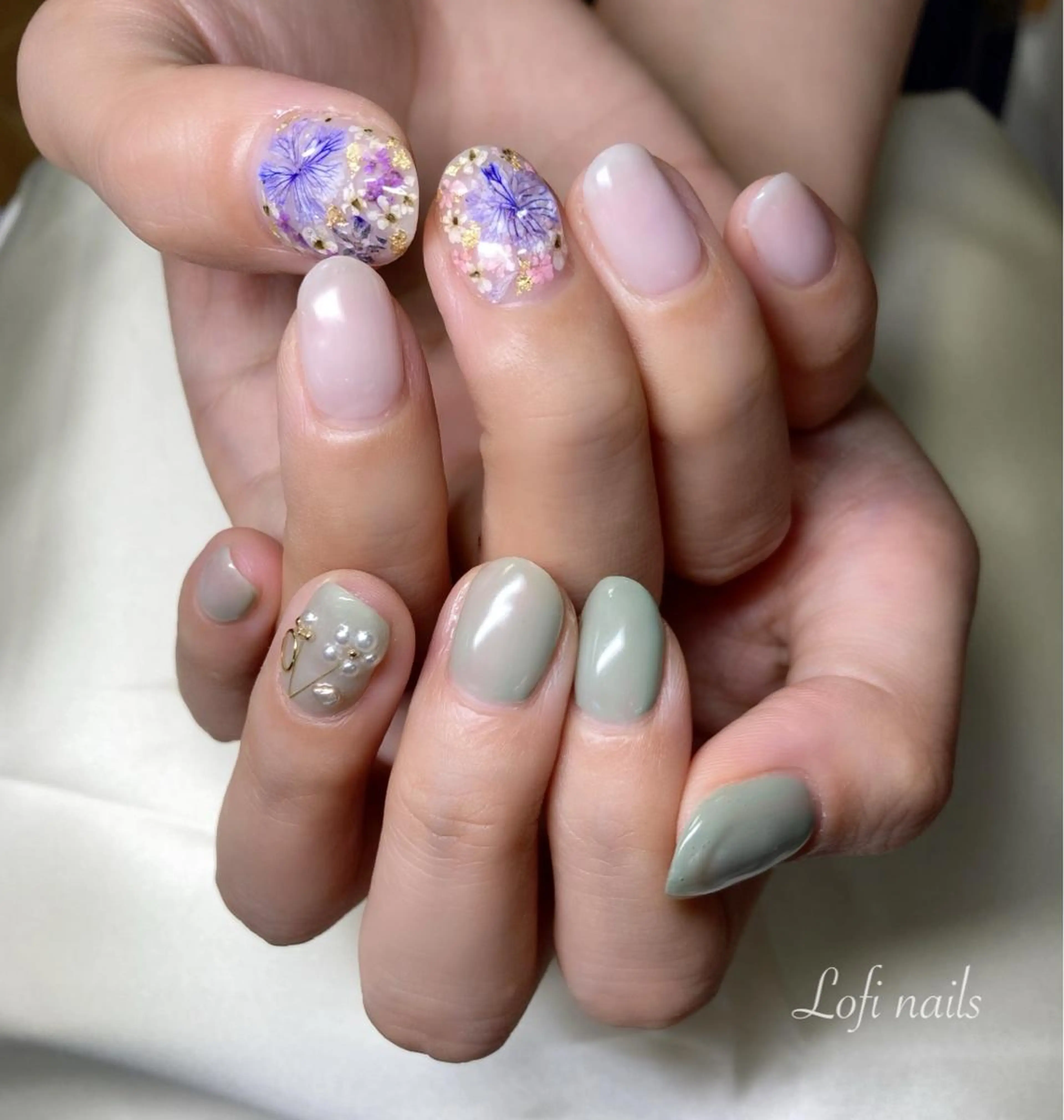 ネイル アートネイル Lofi nails ゆきこのネイルデザイン