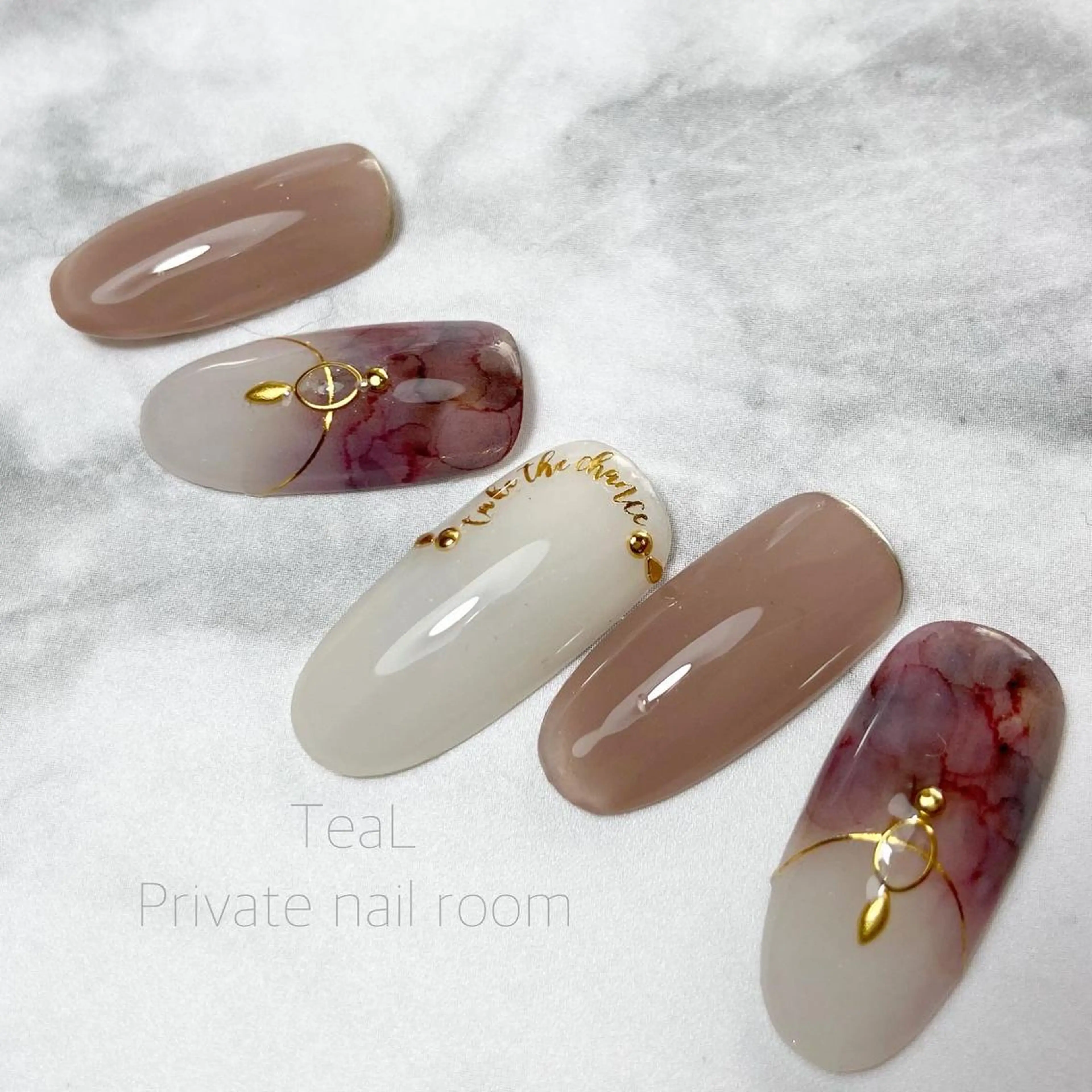 ネイル ハンドネイル TeaL nailのネイルデザイン