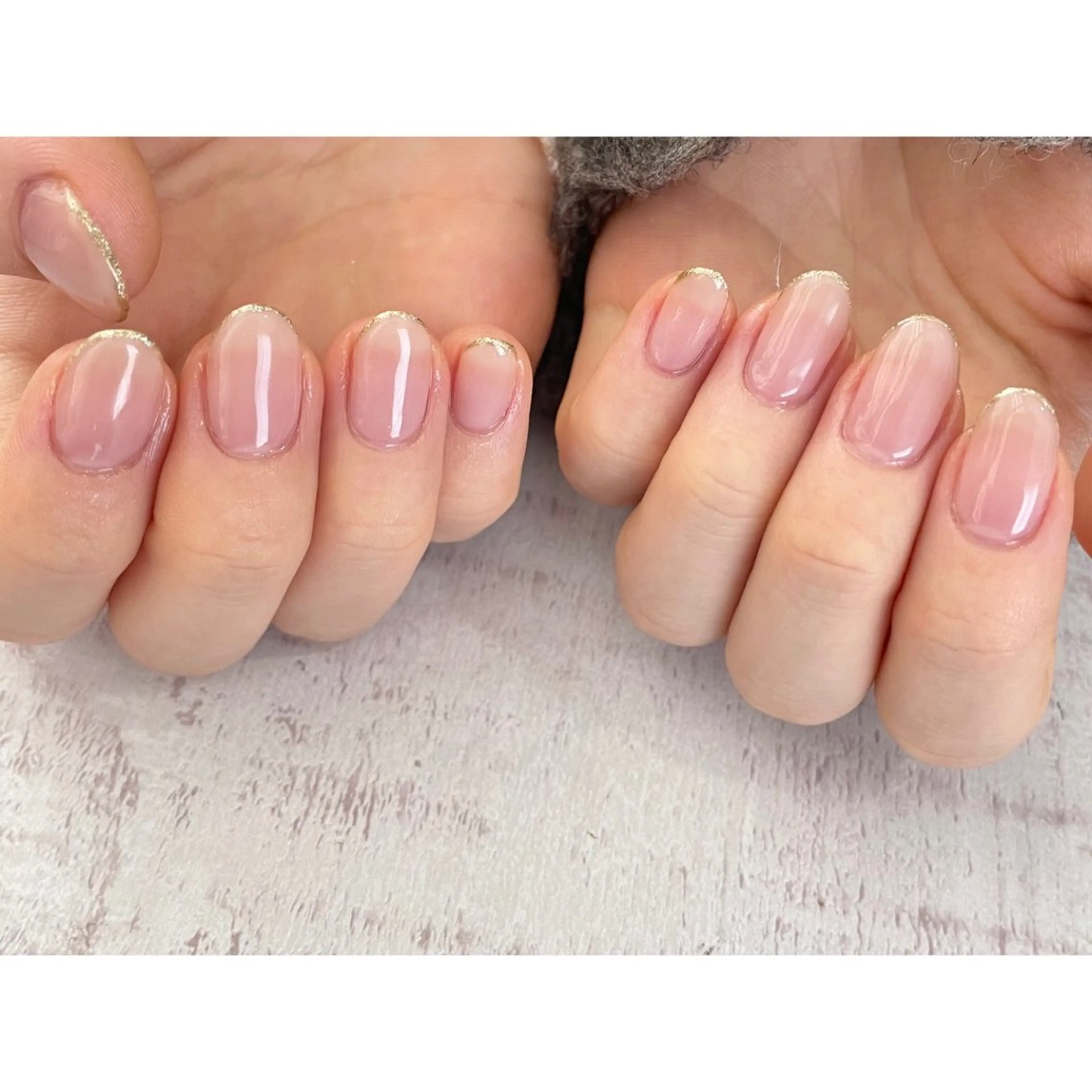 ネイル ラメ(グリッター) 𖡼 yumenoのネイルデザイン