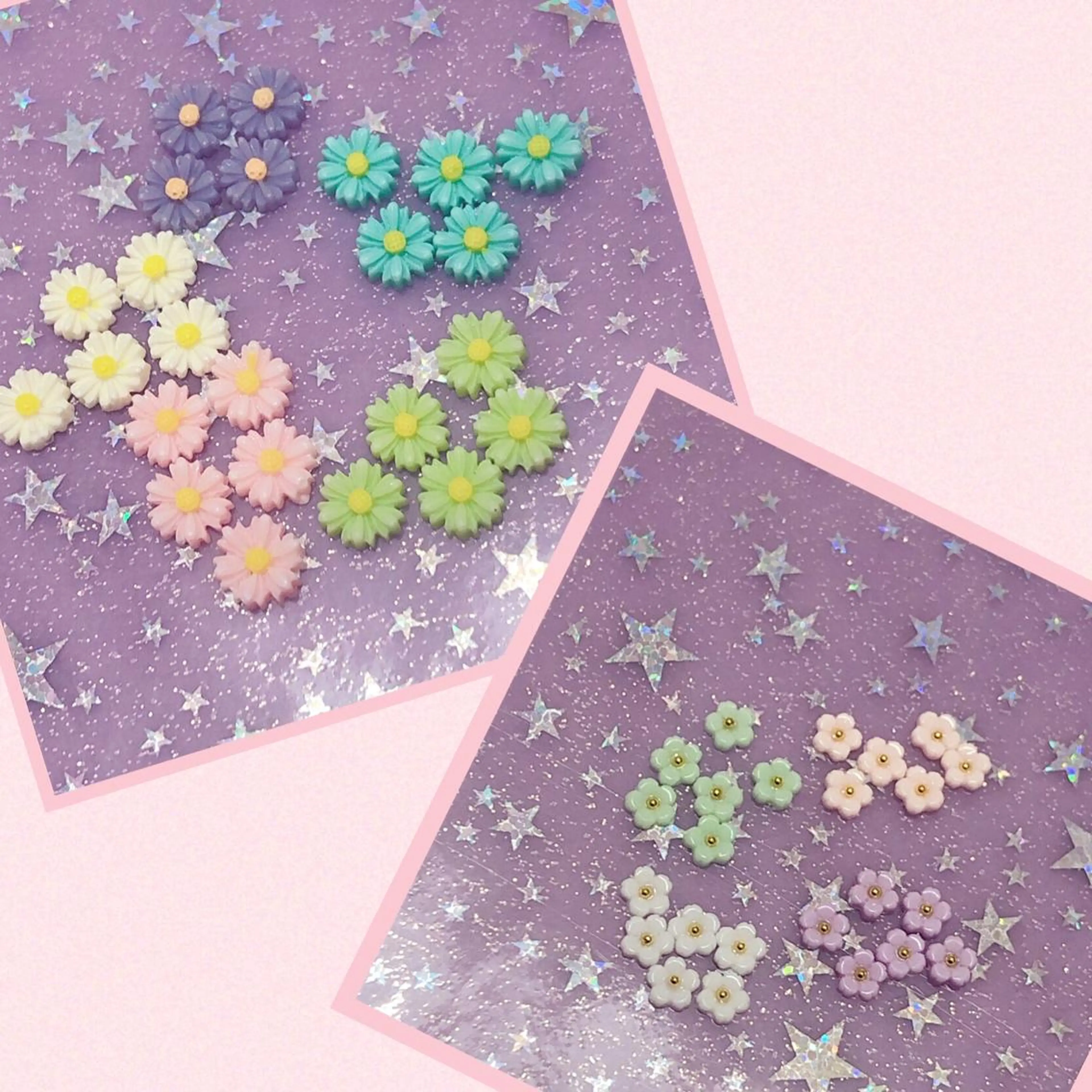 ネイル アートネイル オーロラネイル フラワーネイル ハート キラキラネイル plume nail ☆韓国ネイルのネイルデザイン