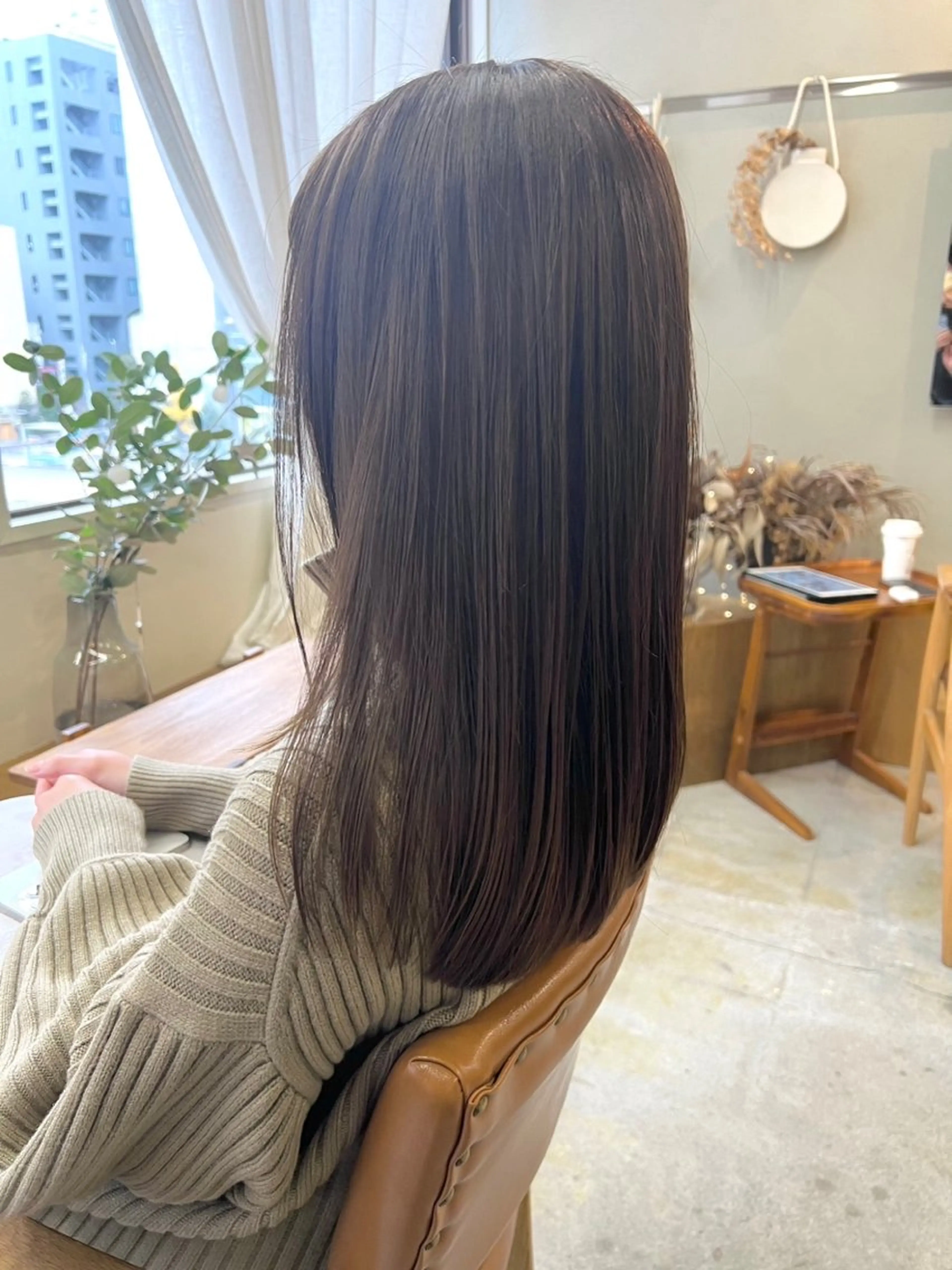 ロング カット ヘアカラー トリートメント 🌻花屋併設🌻濱 幸帆のヘアスタイル