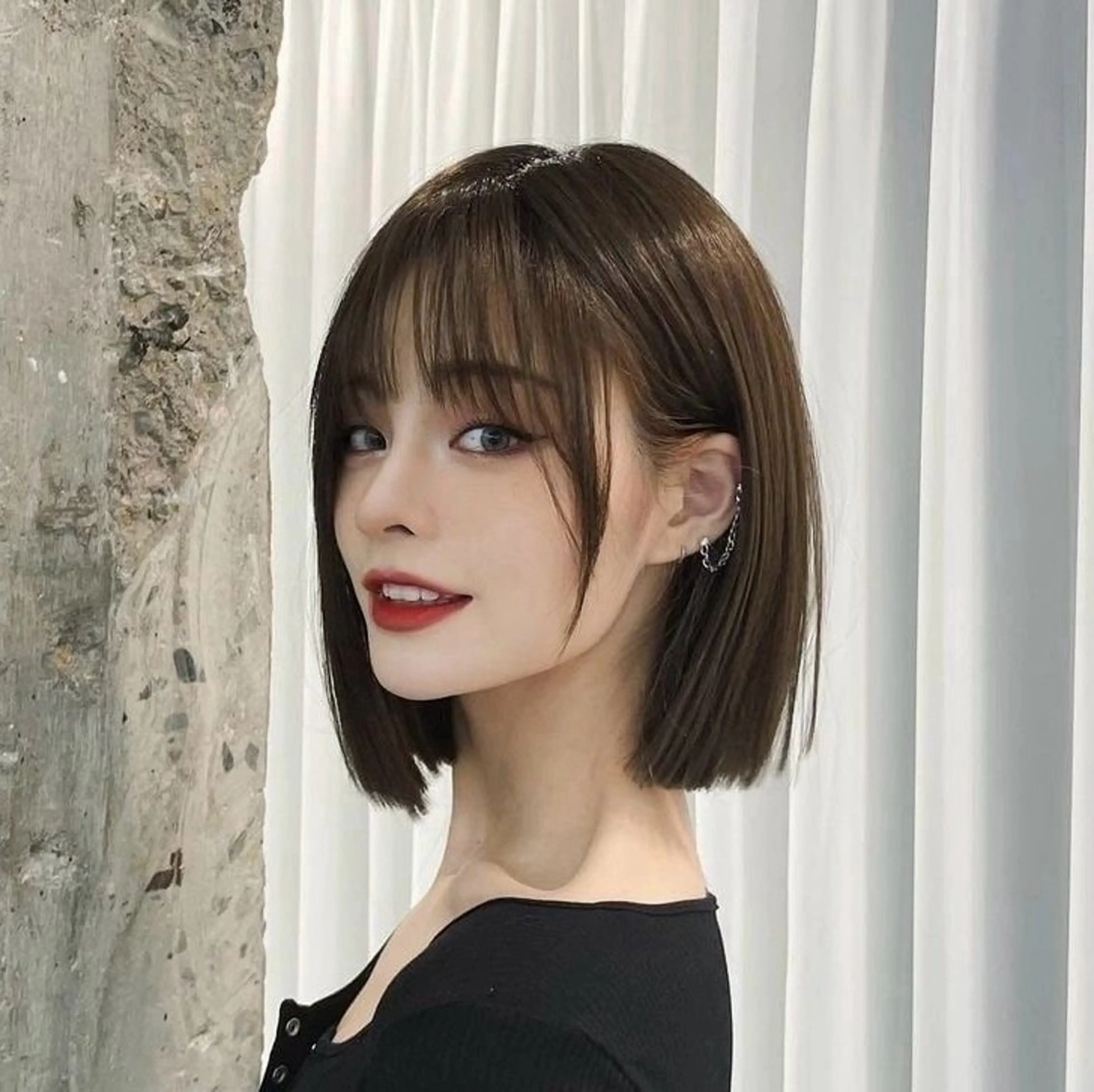 【タッセルボブ🌸】韓国ヘア🇰🇷似合わせボブ+高保湿ナノケアスチームトリートメント🫧アイロン仕上げ付💗の写真