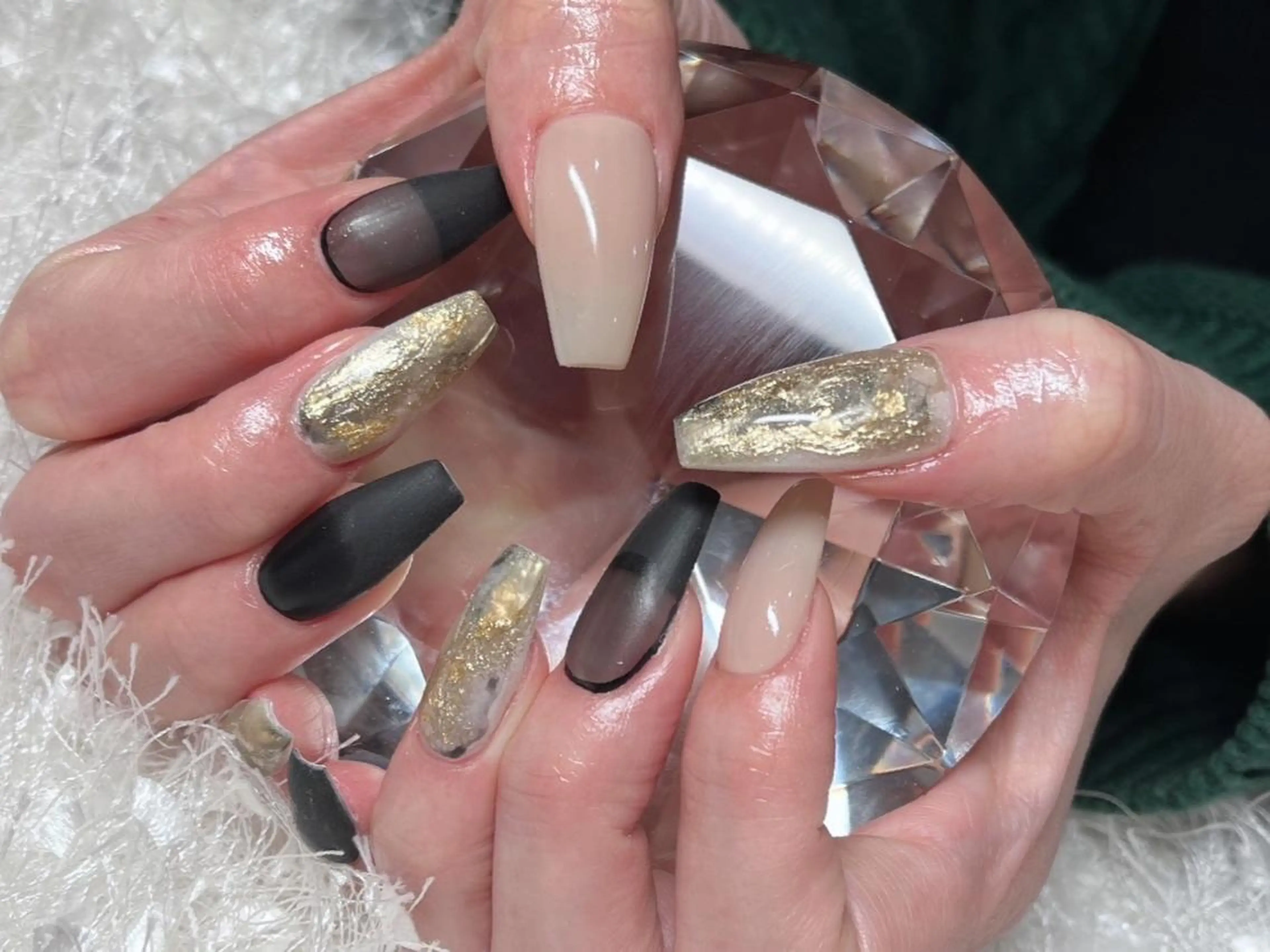 ネイル 長さ出し フレンチネイル ジェルネイル グラデーション 韓国ネイル ハンドネイル Nail&eye Belire 新宿のネイルデザイン