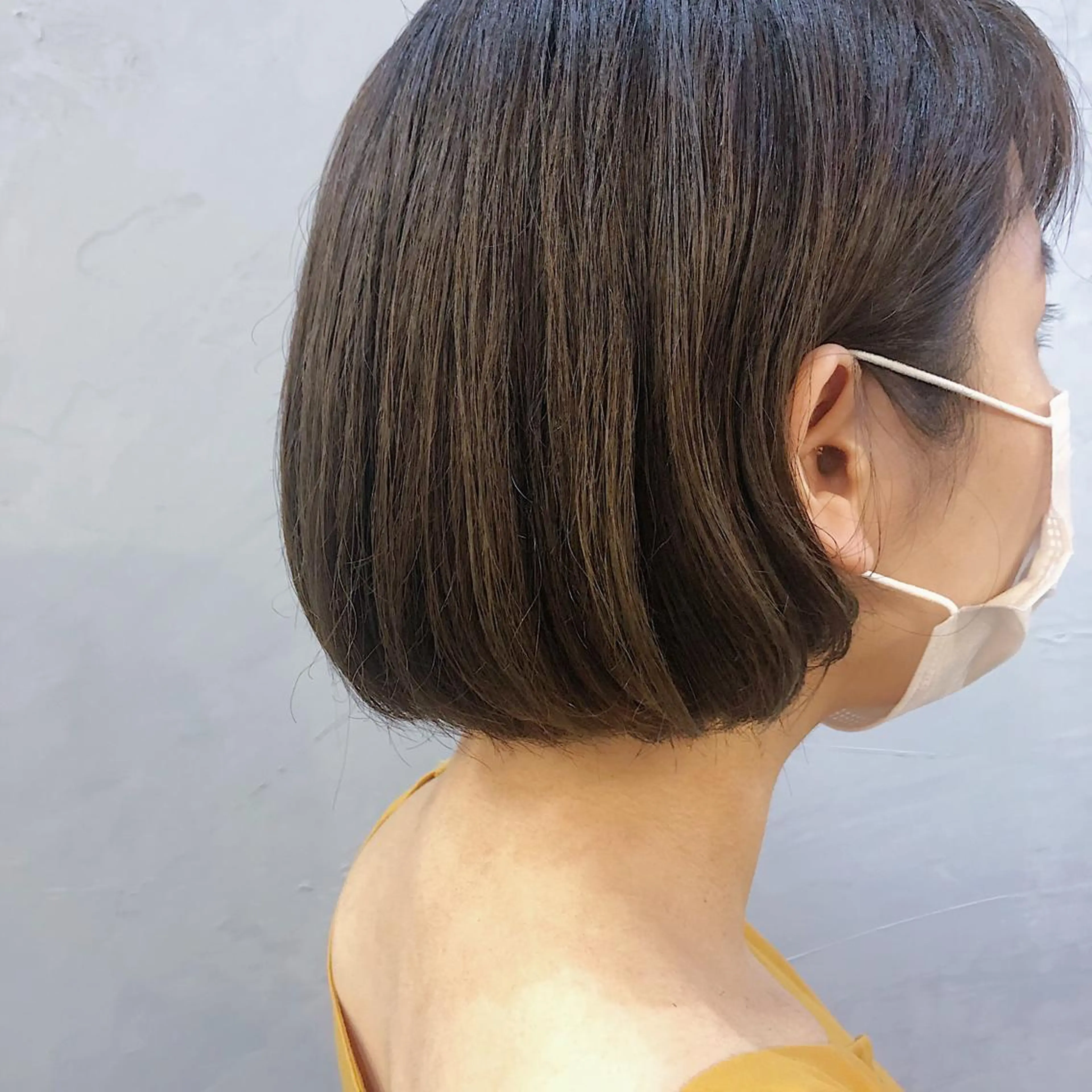 ミディアム カラー 長井 美佳のヘアスタイル