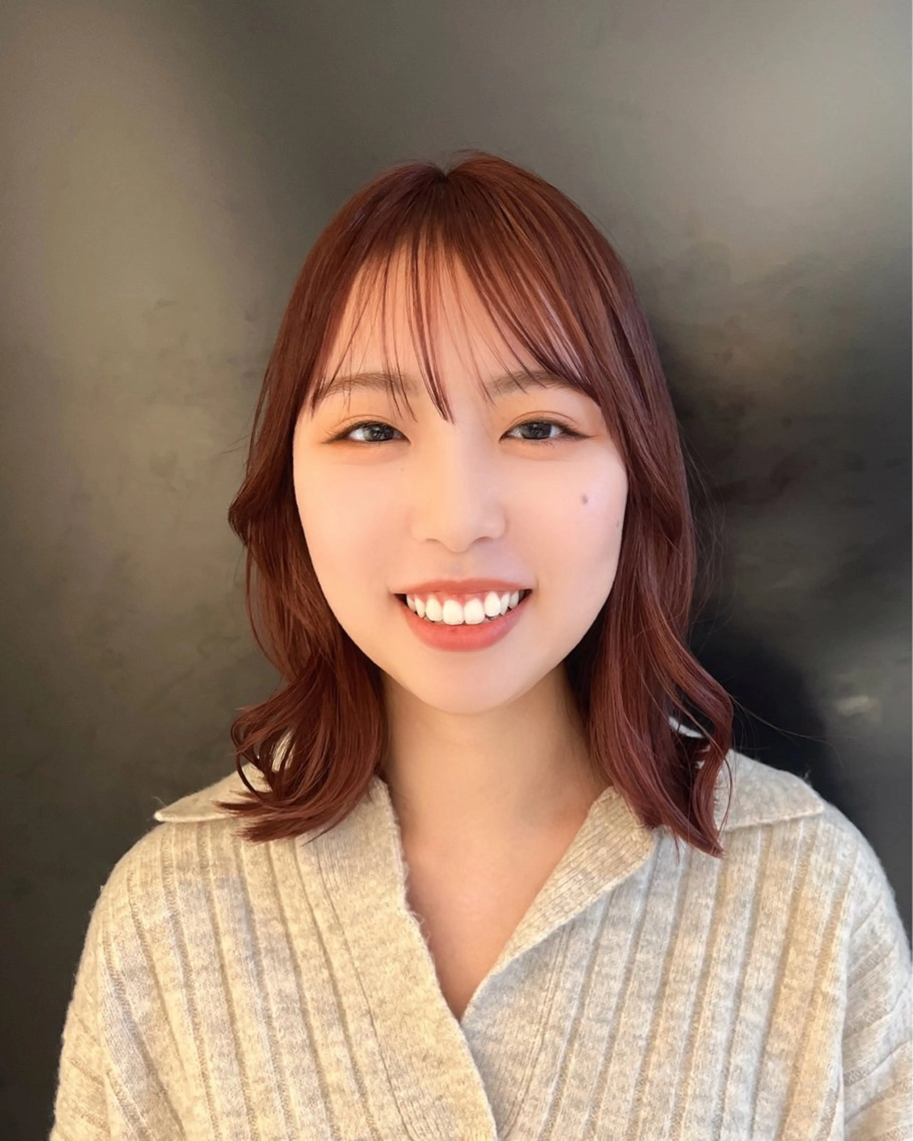 ミディアム カラー ヘアカラー トリートメント 目を惹く艶髪/髪質 改善カラー🤎ぐっちのヘアスタイル