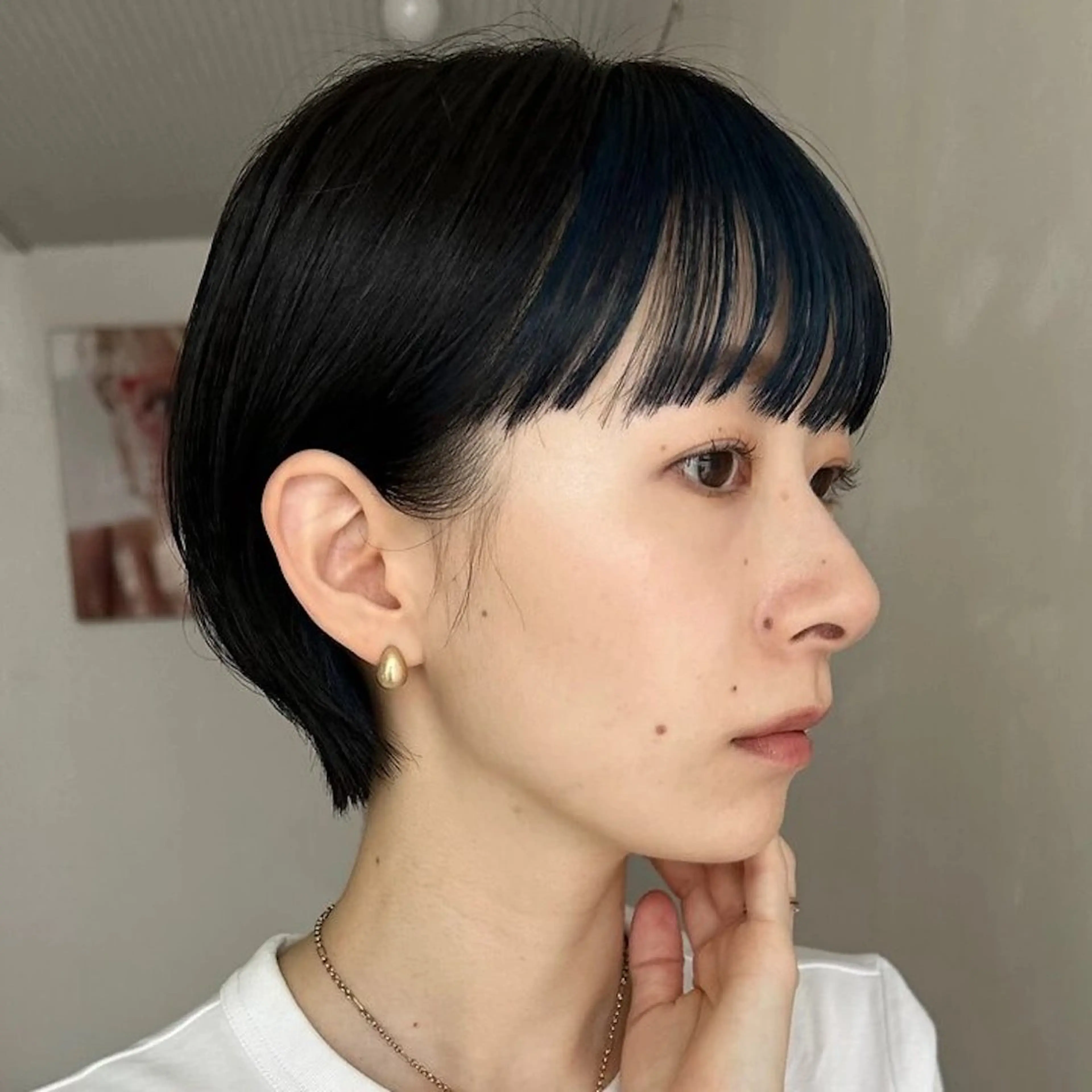 ショート ガレリアエレガンテ名駅店所属・【ショート/ボブ 丸みショート】深萱のヘアスタイル