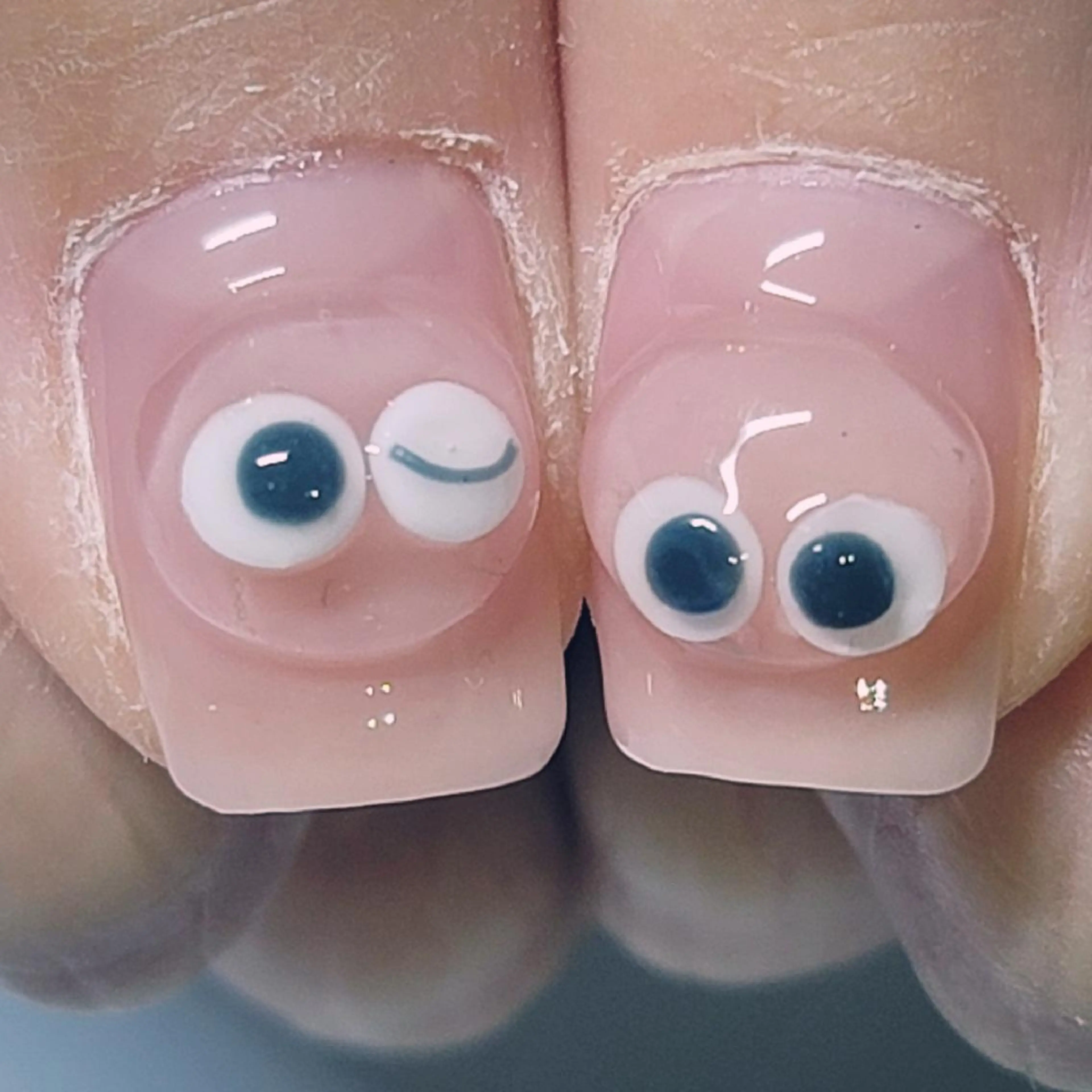 ネイル クリアネイル ワンカラーネイル ハンドネイル よしだ ひろきのネイルデザイン