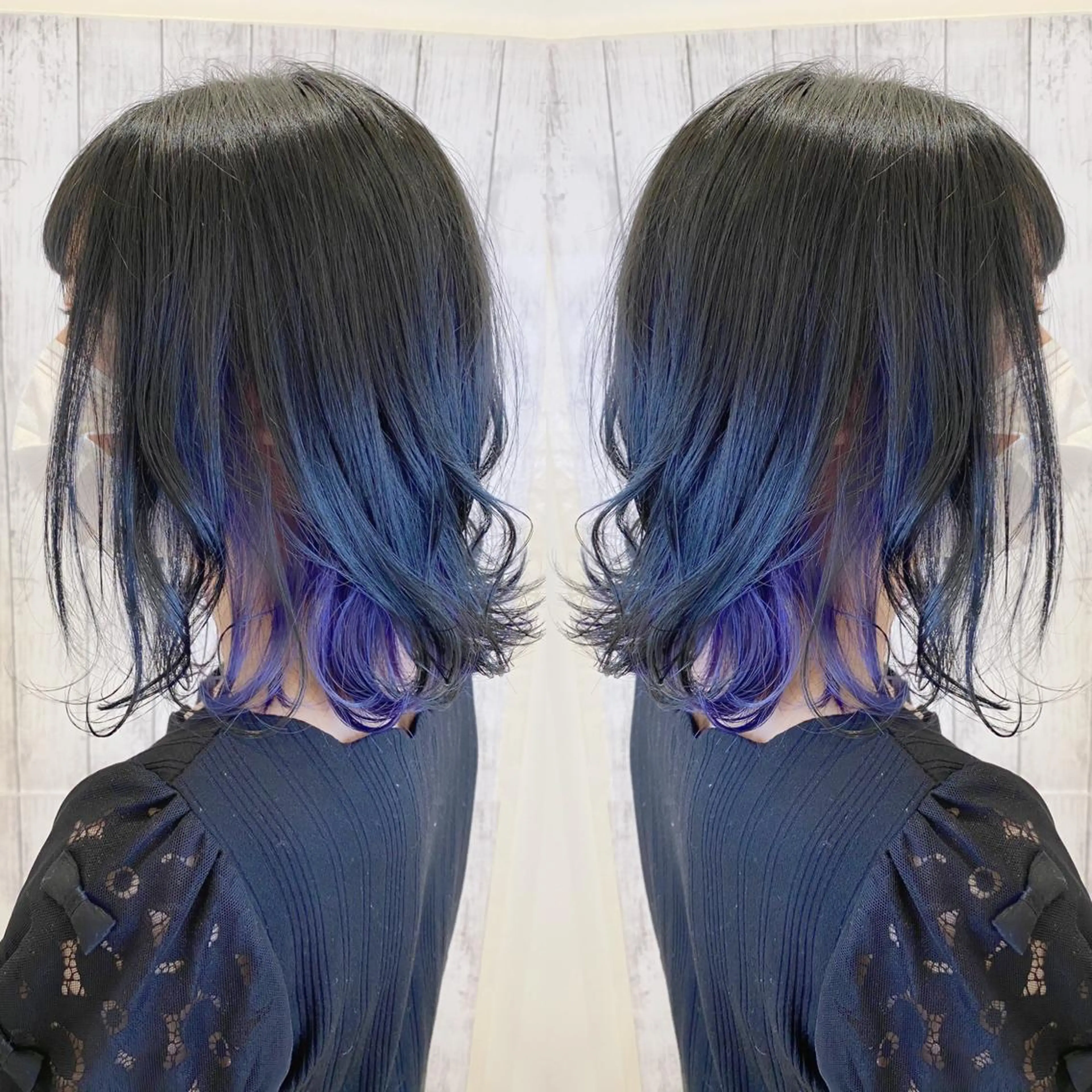 ミディアム ボブ 湯浅 了一のヘアスタイル