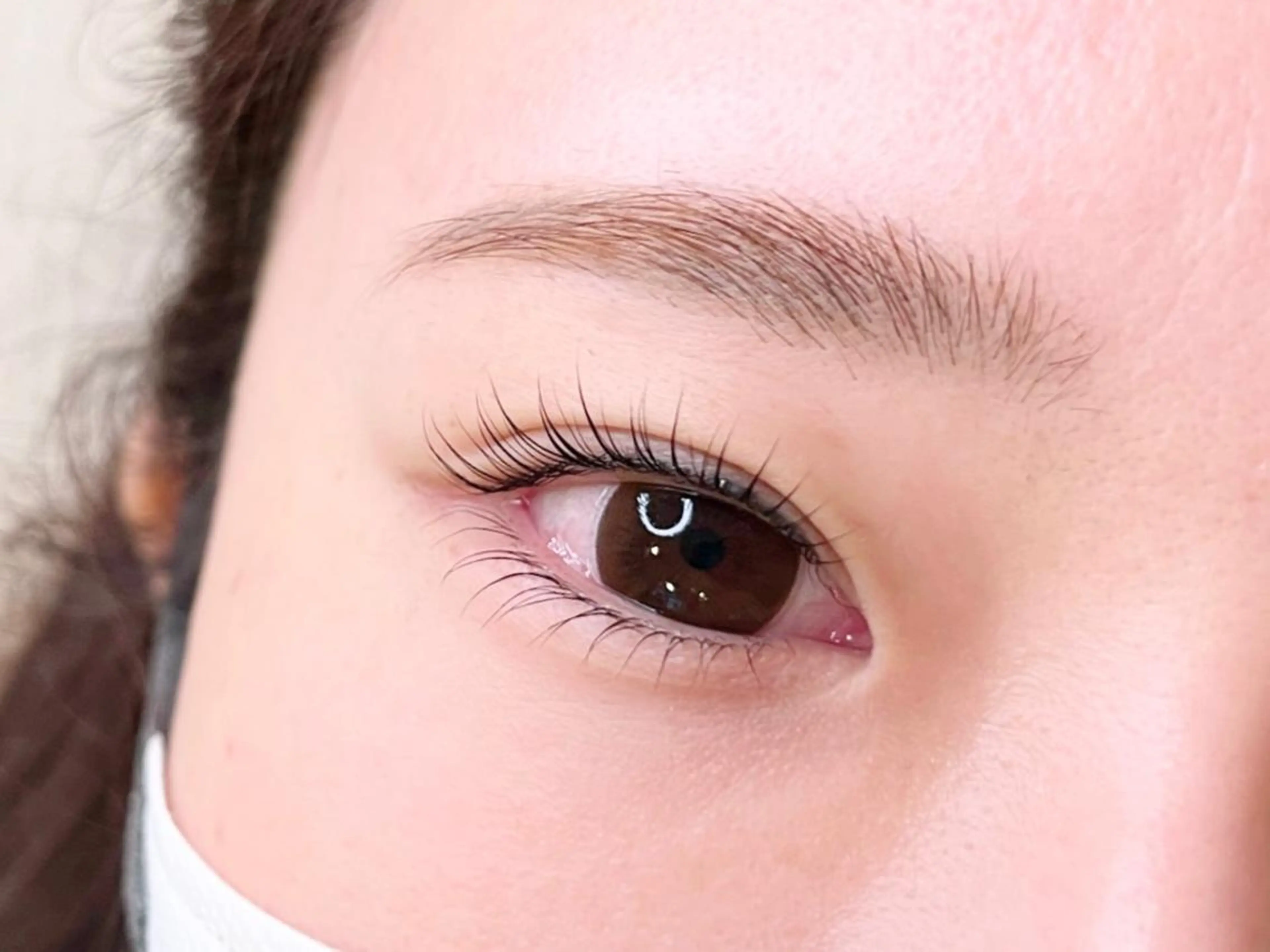 【ラッシュリフト上下】ケラチントリートメント+仕上げの美容液コーティング付* 目力UP&小顔効果✨の写真