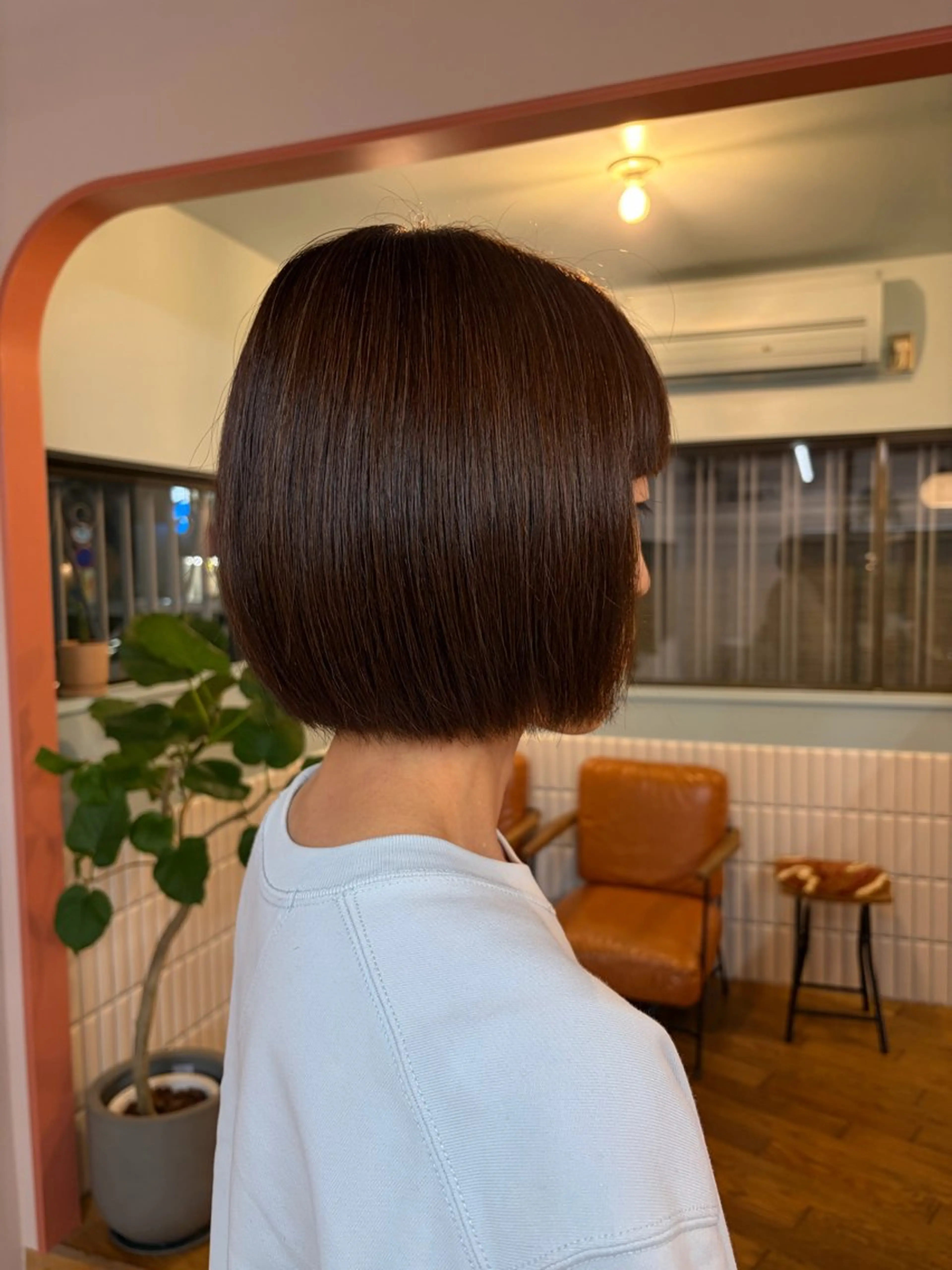 ショート ボブ ショートヘア 長嶋 まりののヘアスタイル