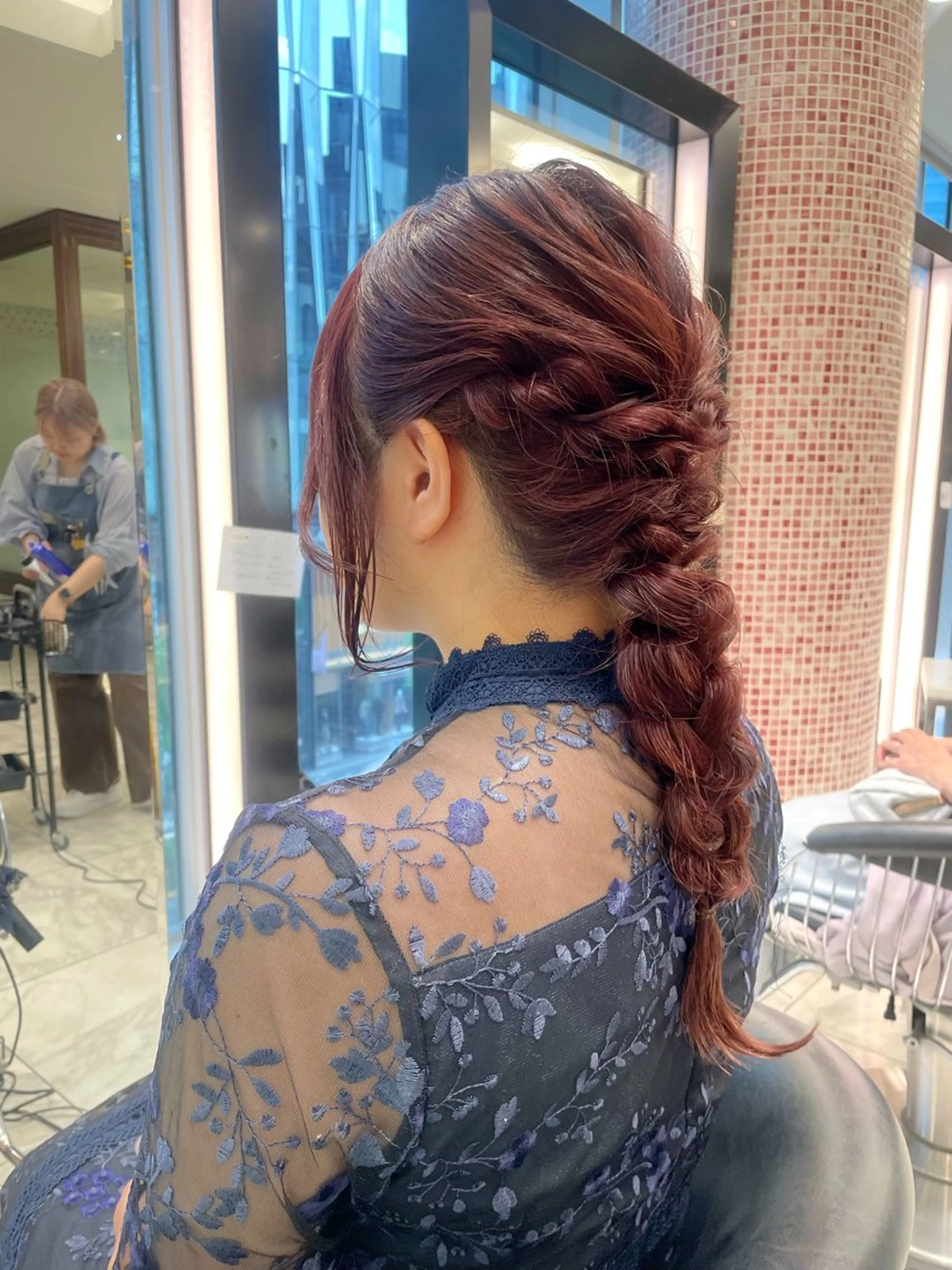 ロング ヘアセット 韓国風パーマ/ヘア セット/店長みづきのヘアスタイル