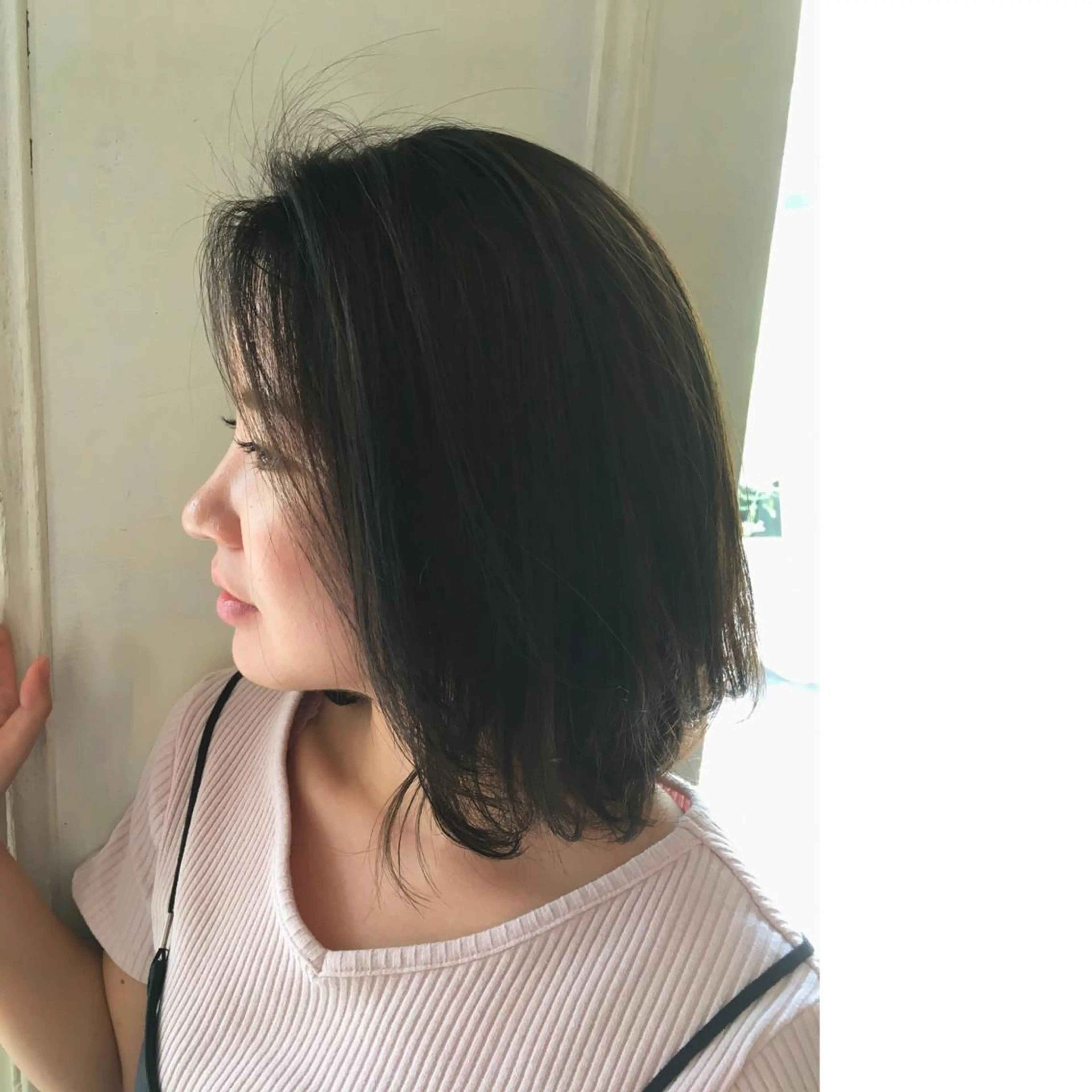 カラー アッシュ オリーブアッシュ 銀座🤍ボブ/ ミディアム/佐野夢美のヘアスタイル