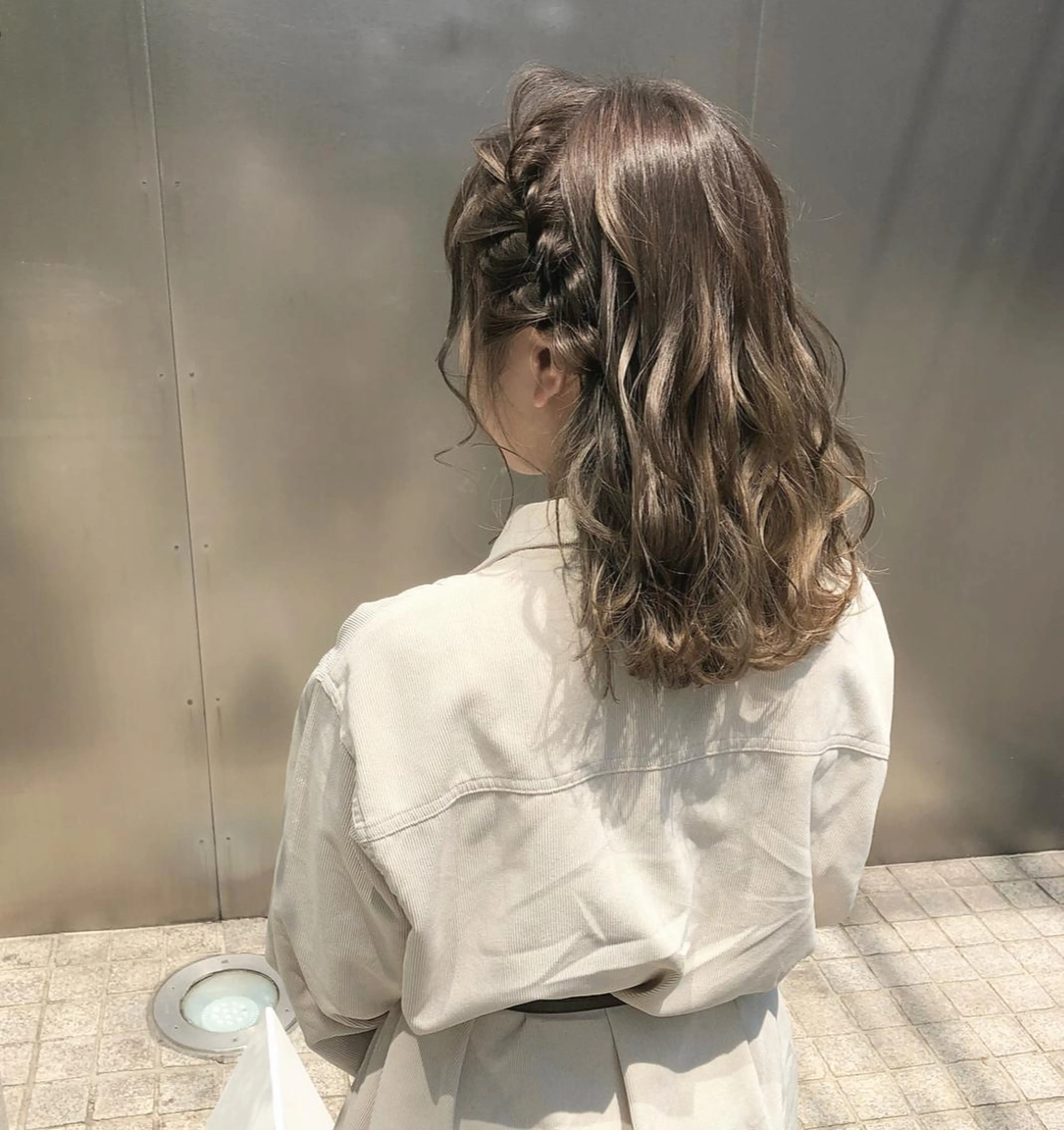 ミディアム カラー ヘアアレンジ ブリーチ autre所属・大久保 ひでなりのヘアスタイル