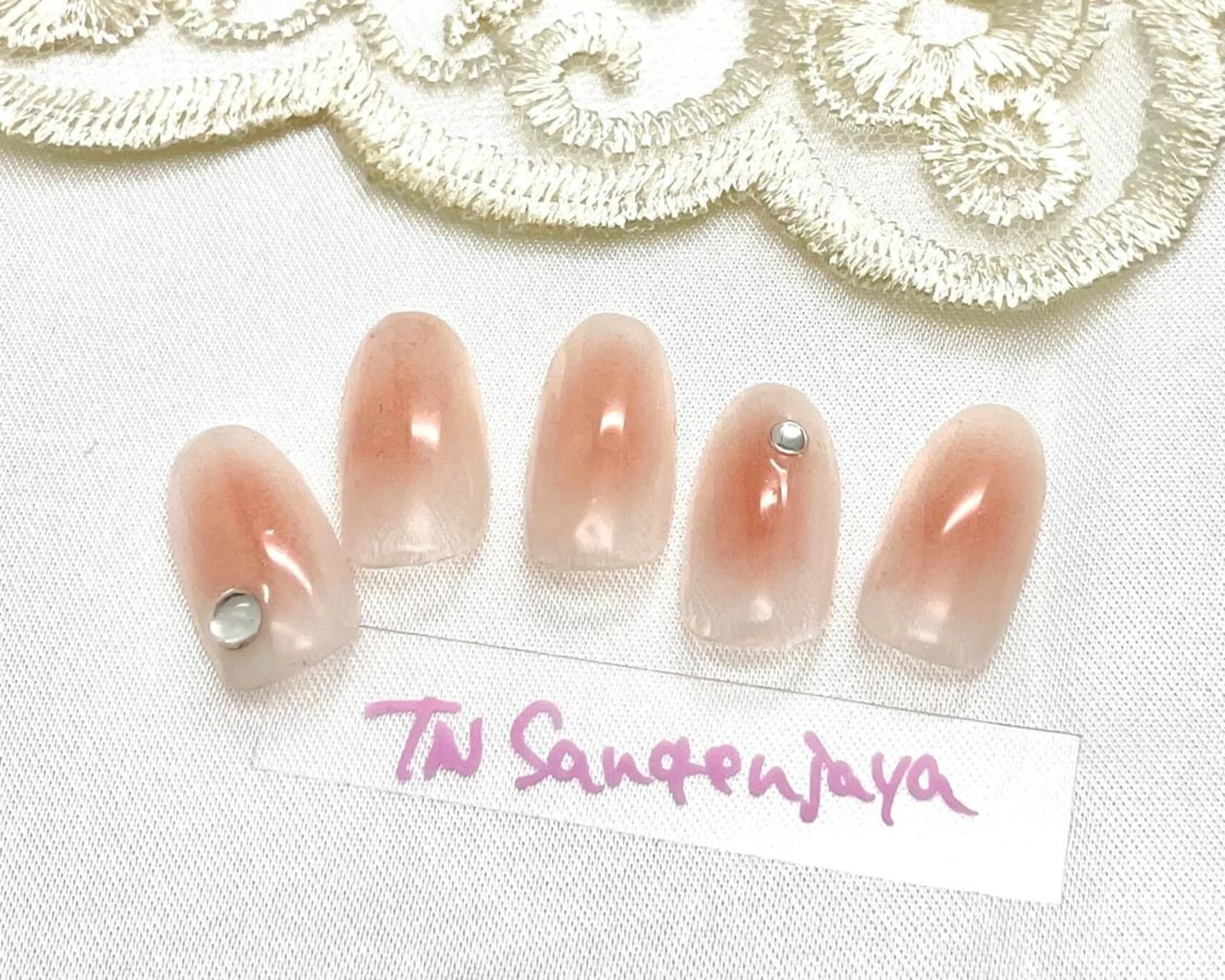 ネイル 長さ出し ジェルネイル ハードジェル オフィスネイル スカルプネイル ハンドネイル 澤田 美幸のネイルデザイン