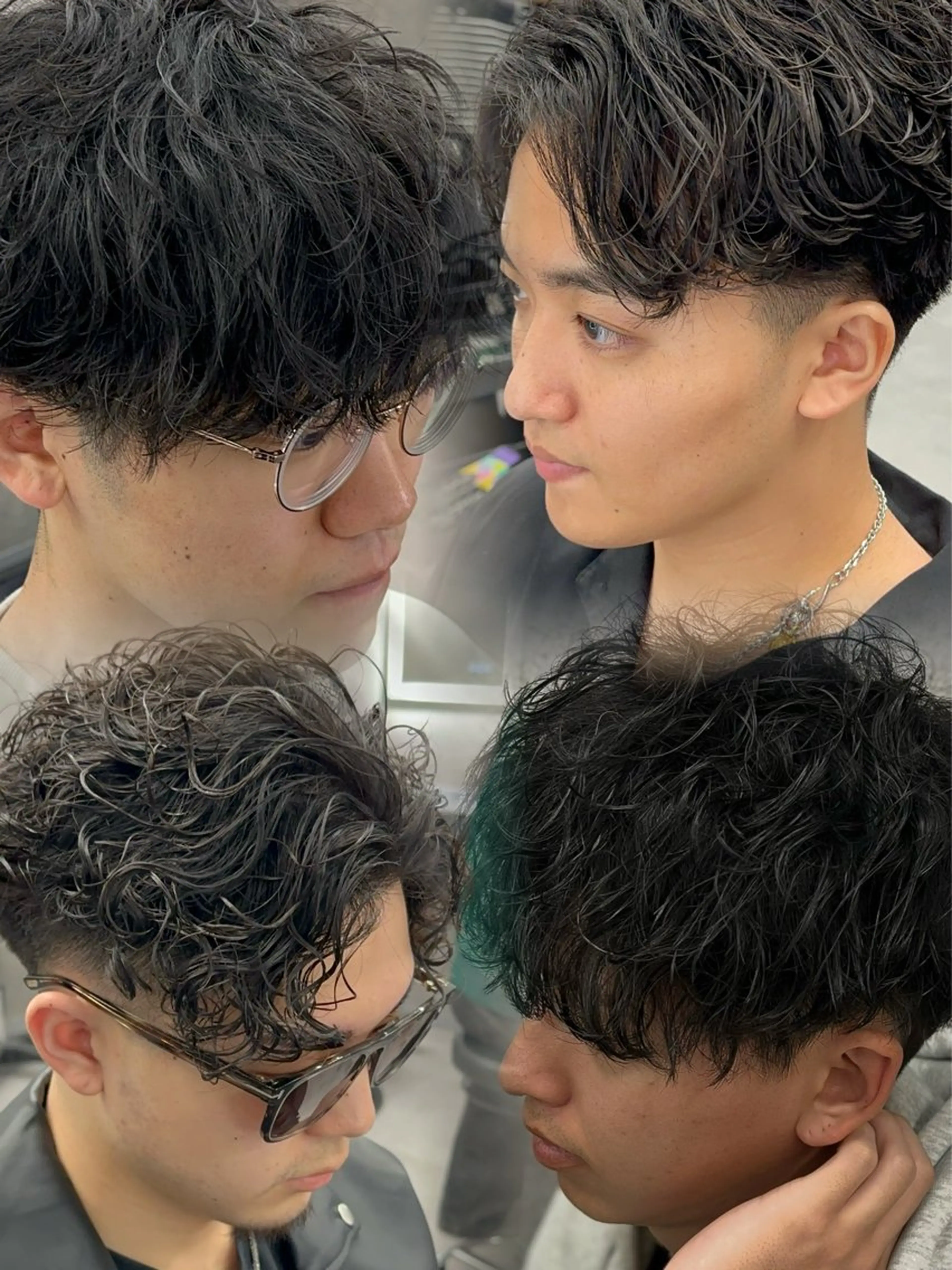 カラー パーマ メンズ メンズパーマ カット パーマ 札幌美容室 /光👑のヘアスタイル