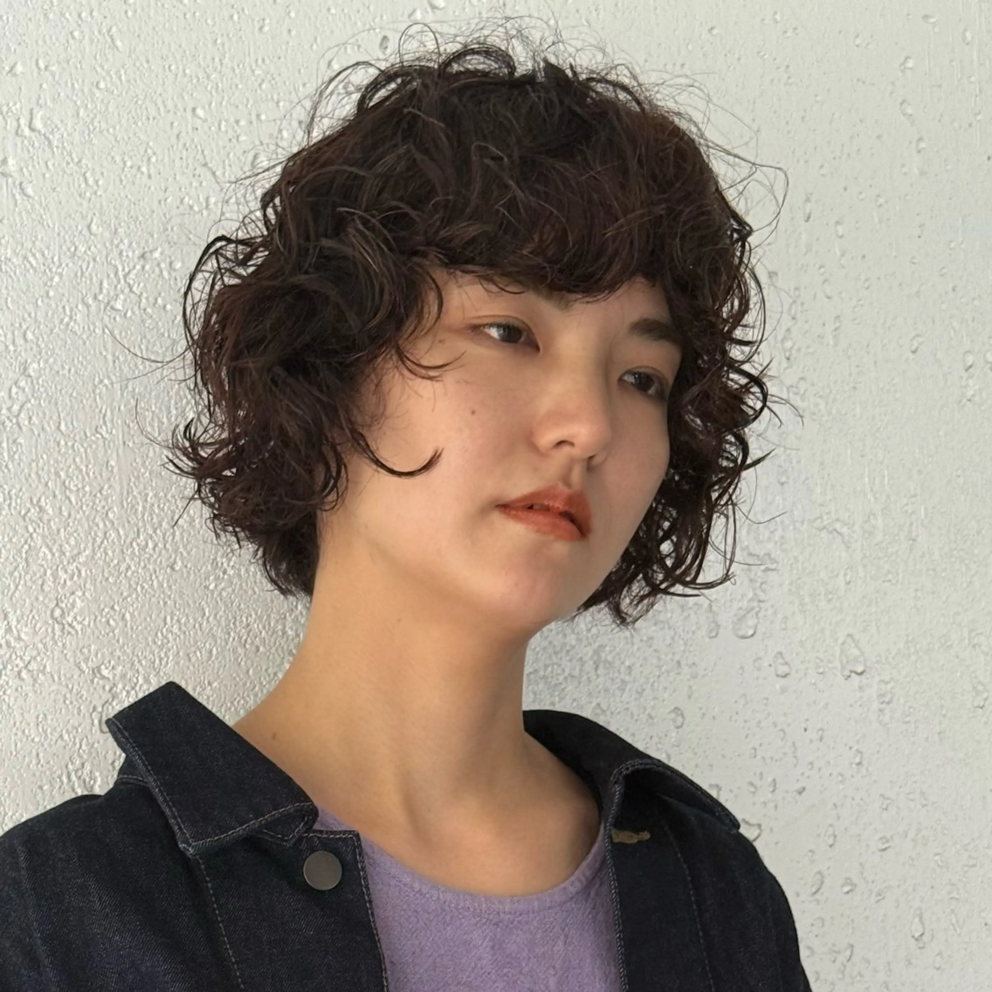 ショート パーマ ボブレイヤー ボブ レイヤーカット カット パーマ トリートメント hair  space Syrup所属・レディースパーマ/ 合田  有一朗のヘアスタイル