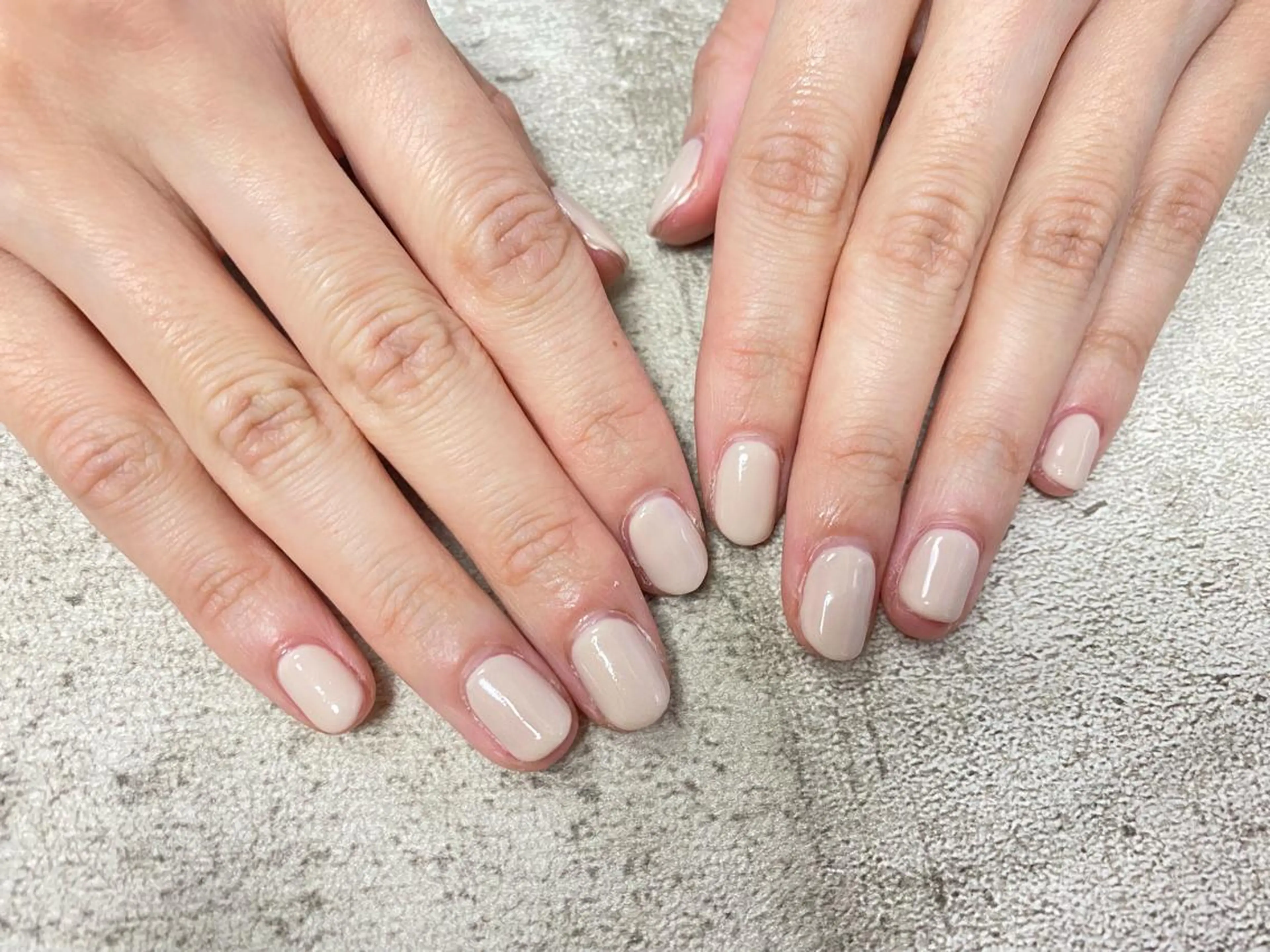 ネイル ワンカラーネイル ハンドネイル Mogu nail 二子玉川のネイルデザイン