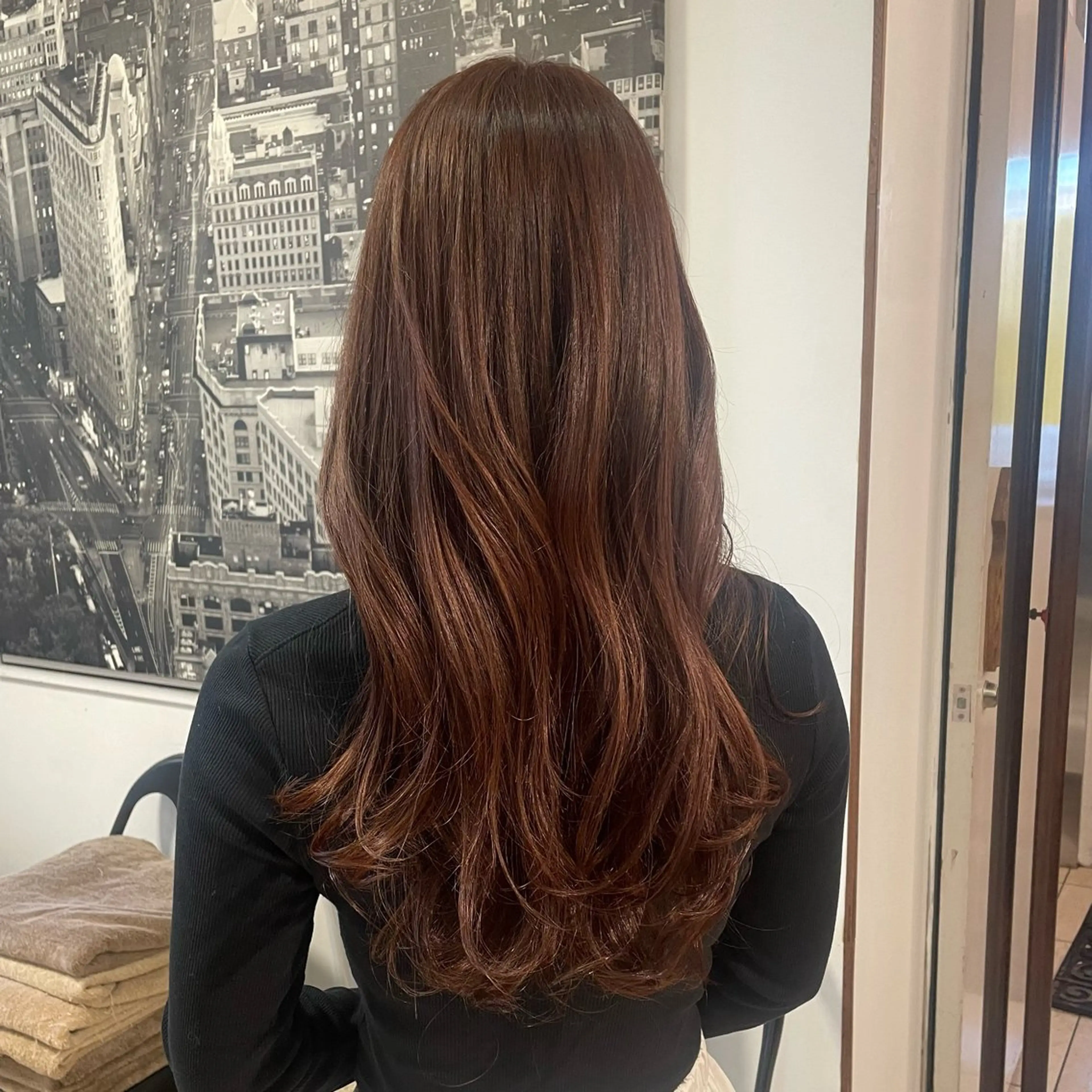 ロング カラー ベージュカラー ブリーチ ケアカラー ブリーチなしカラー ピンクカラー enu hair所属・ショートモデル募集 エクステ専門店まりこのその他イメージ