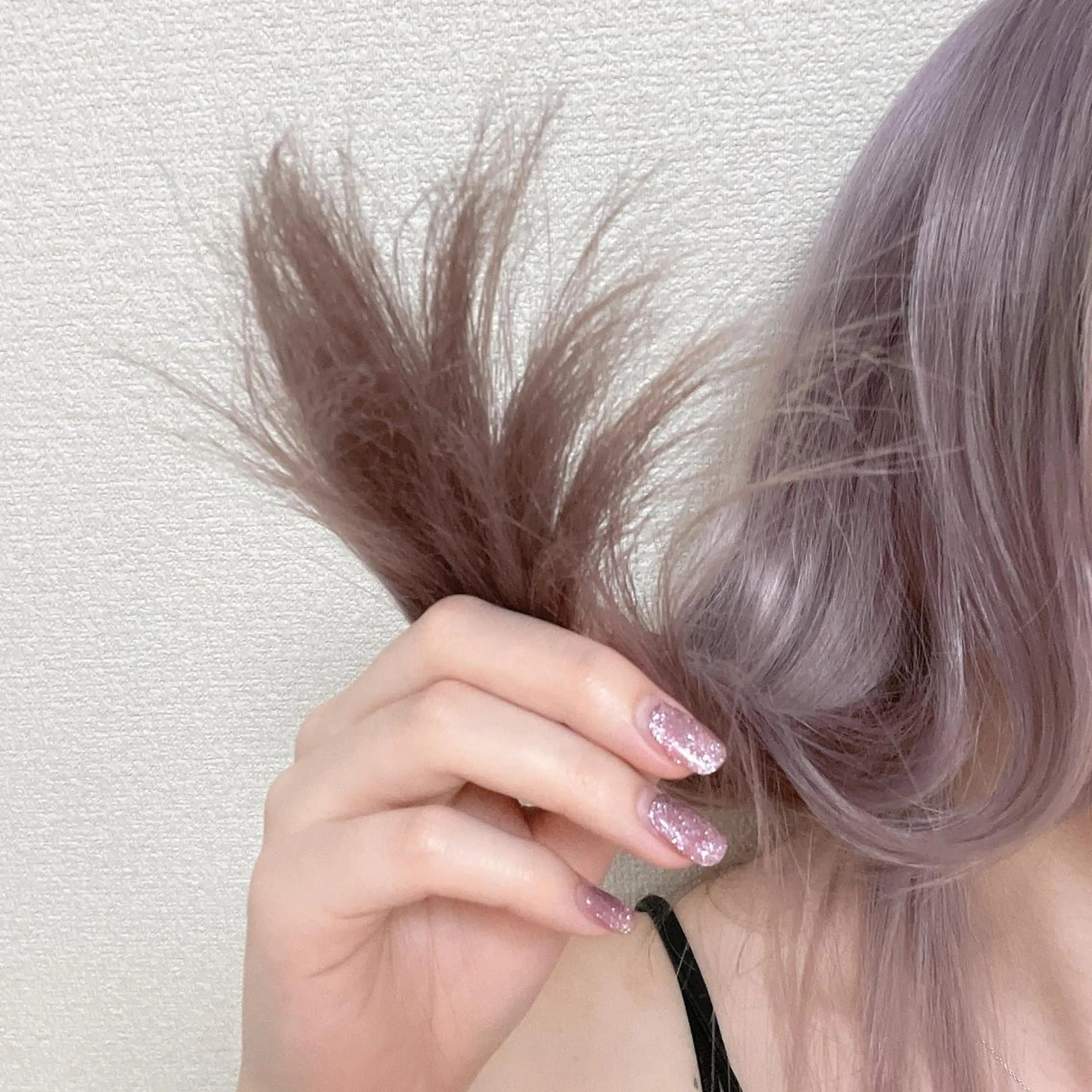 ロング パープルカラー ヘアカラー ♡似合わせハイトーン ♡maiのヘアスタイル