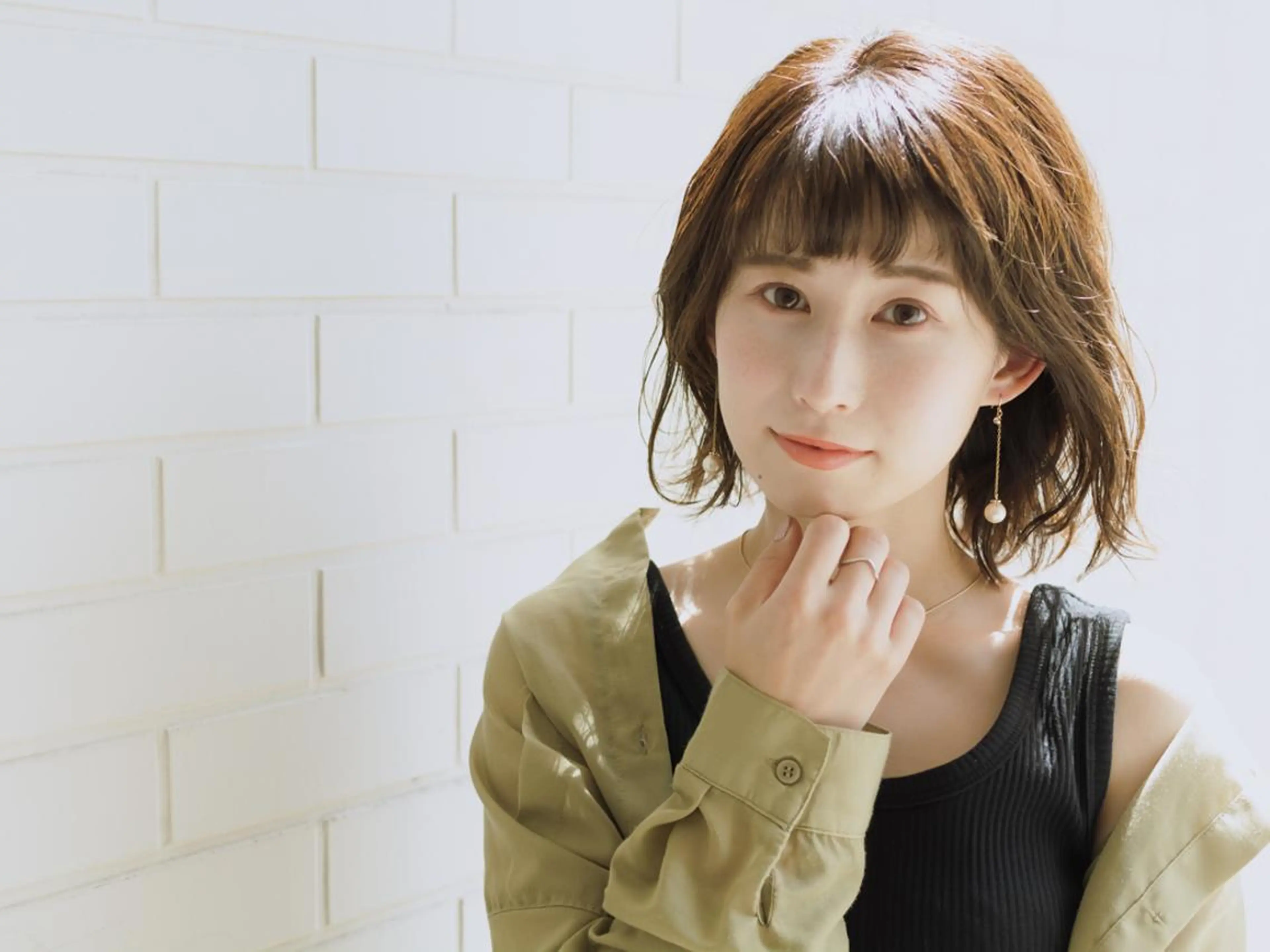 ショート カラー ショートボブ ベージュカラー ブルーカラー ブルージュ グレージュ 撮影モデル 斉藤 正敏のその他イメージ