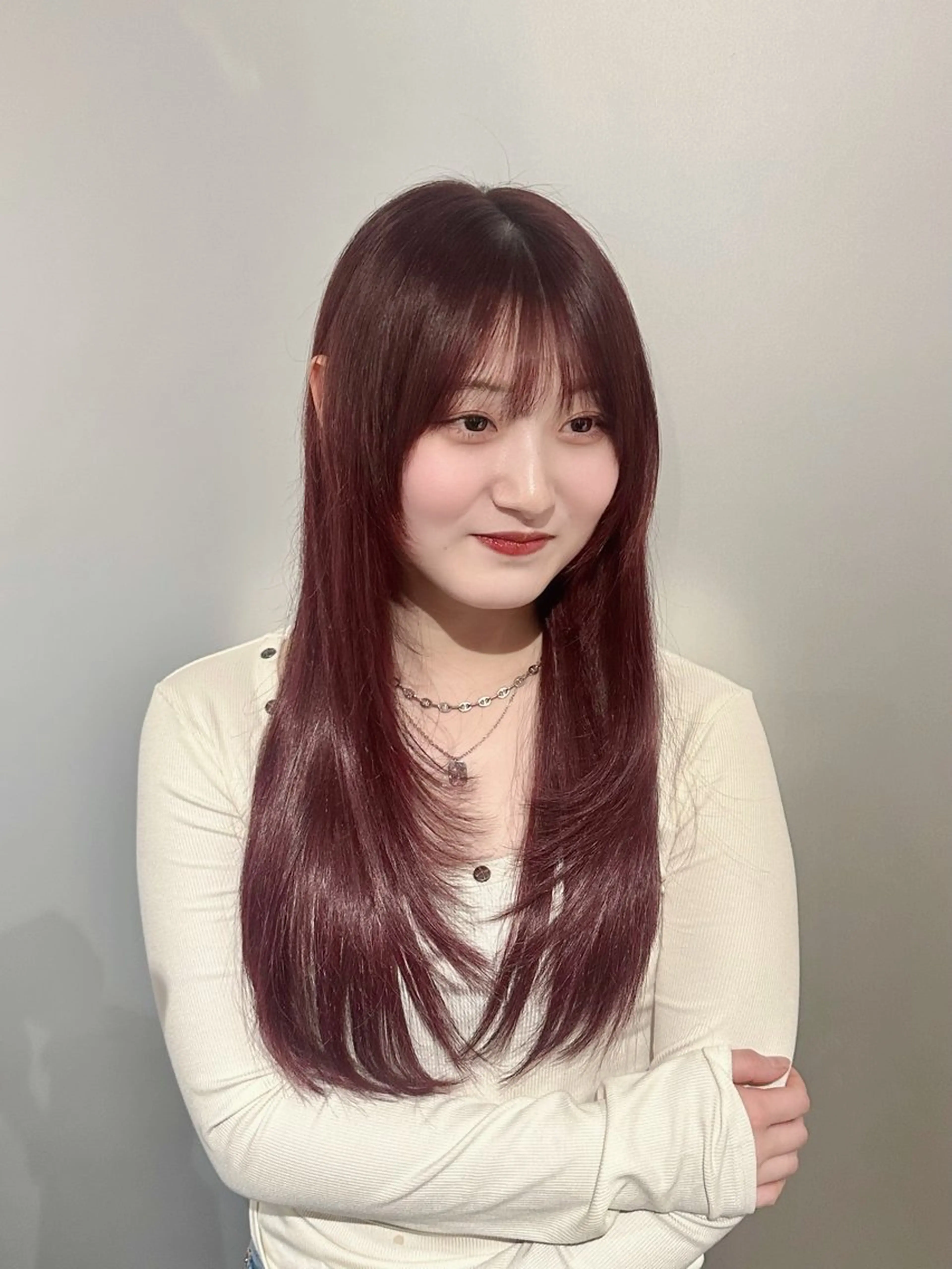 ロング エクステ レイヤーカット カット ヘアカラー トリートメント エクステ 💎韓国レイヤー ×エクステゆうま💎のヘアスタイル