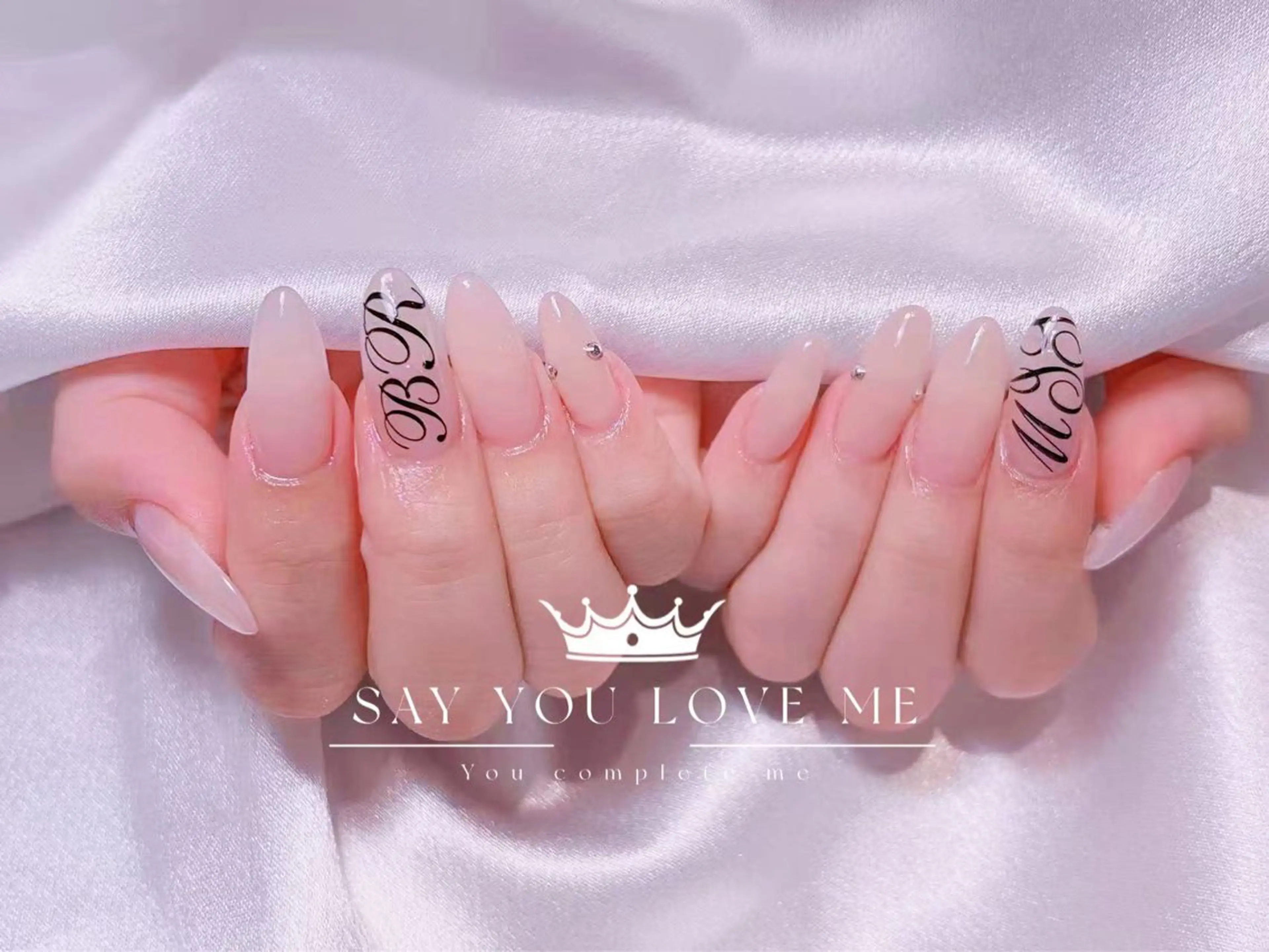 ネイル 成人式 ジェルネイル マグネットネイル パラジェル ワンホンネイル ハンドネイル エムズ ハヤシのネイルデザイン