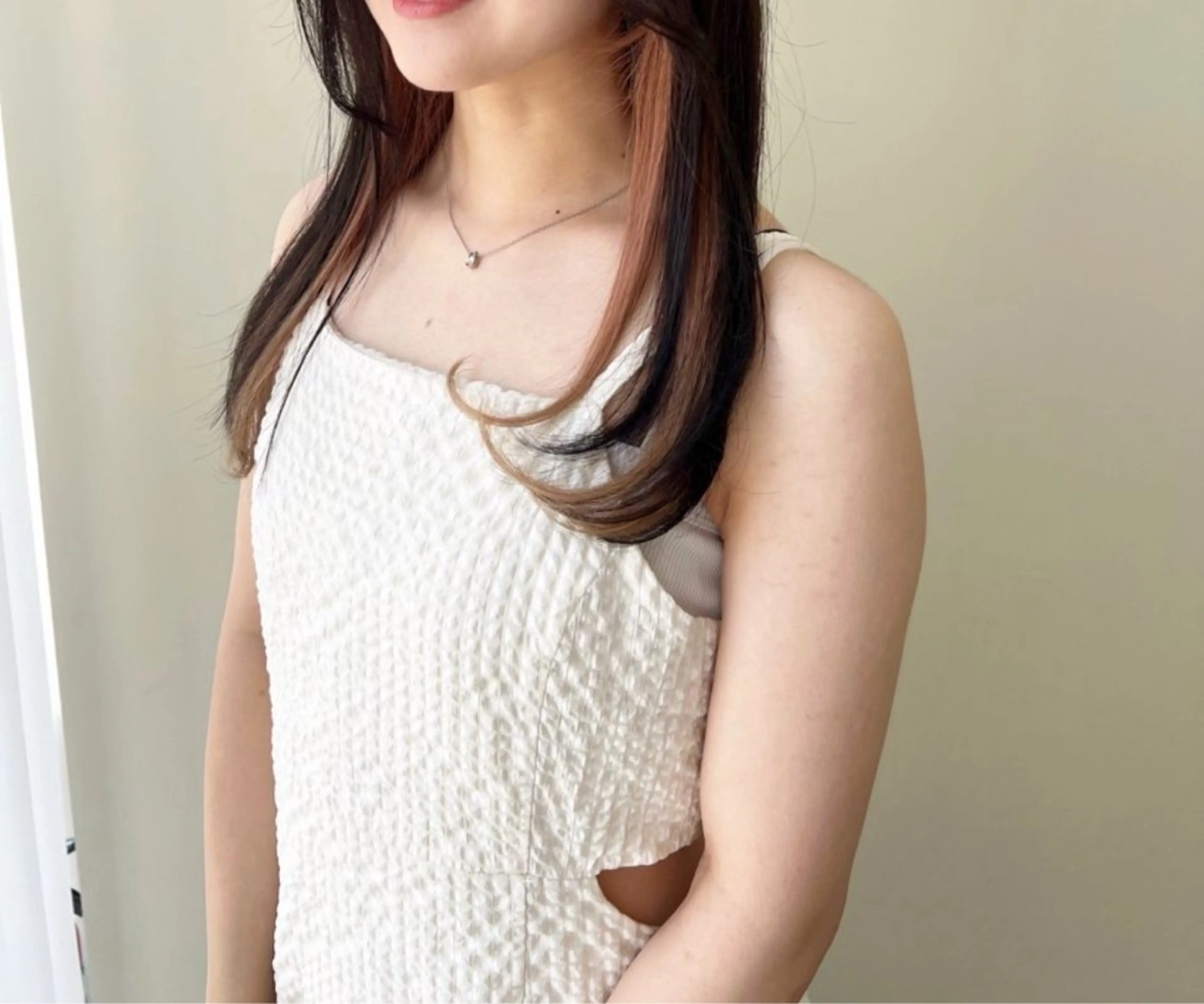 ロング カラー ヘアカラー トリートメント uni/haruhi ☀️透明感カラーのヘアスタイル