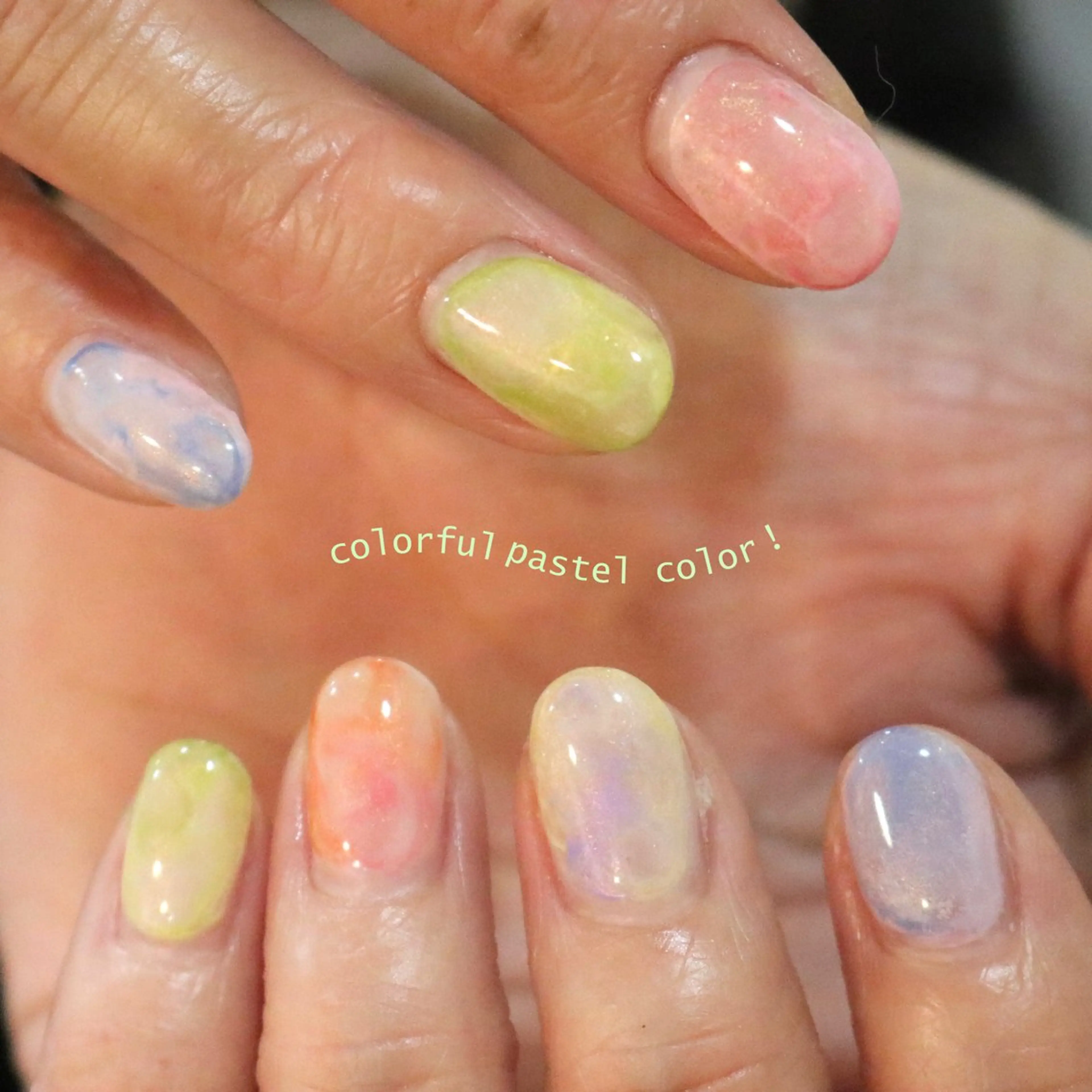 ネイル 大阪/堀江ニュアンス WAKABAのネイルデザイン