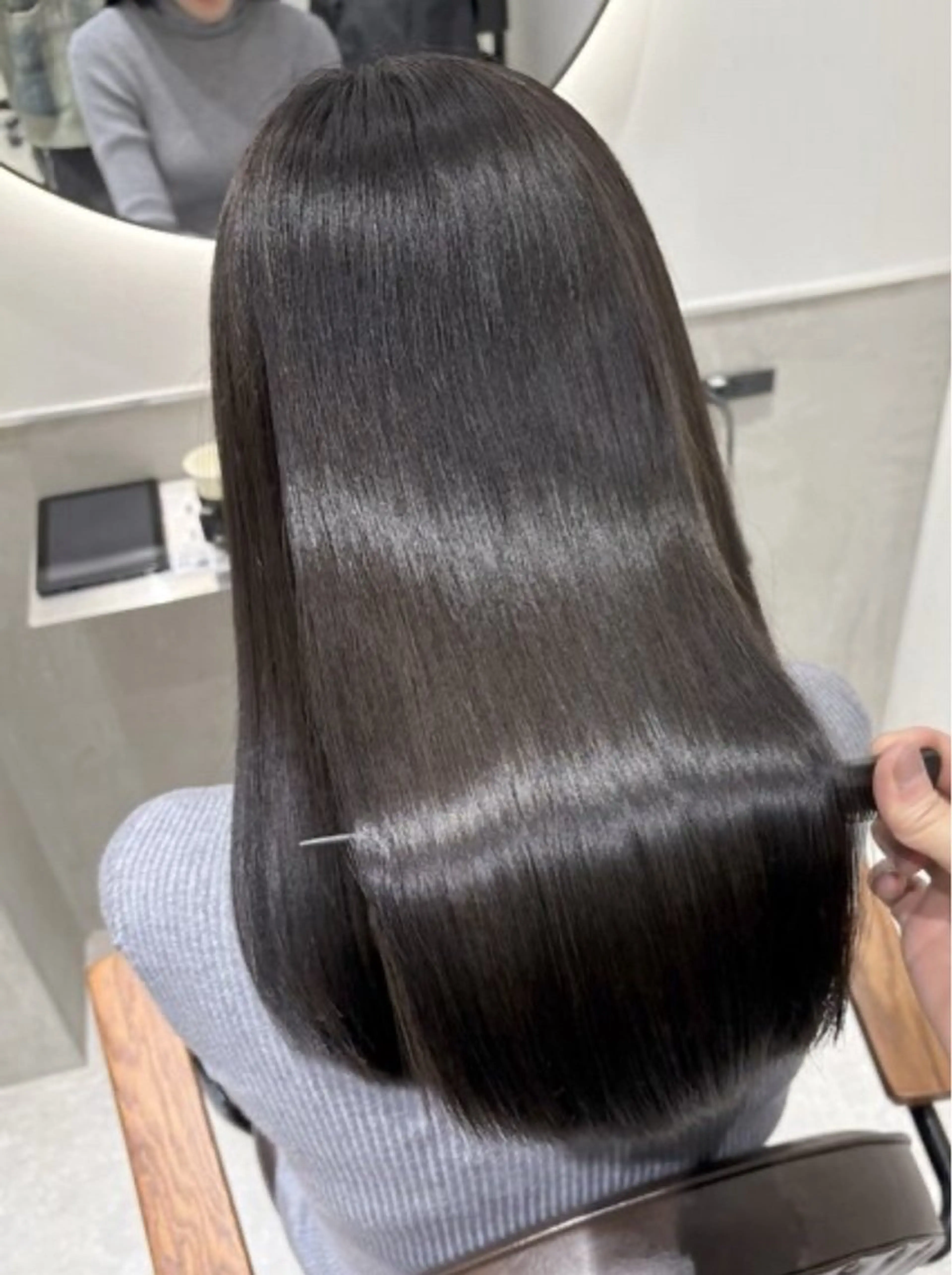 ロング カット ヘアカラー トリートメント 銀座⭐️髪質改善⭐️ 平中　留生のヘアスタイル