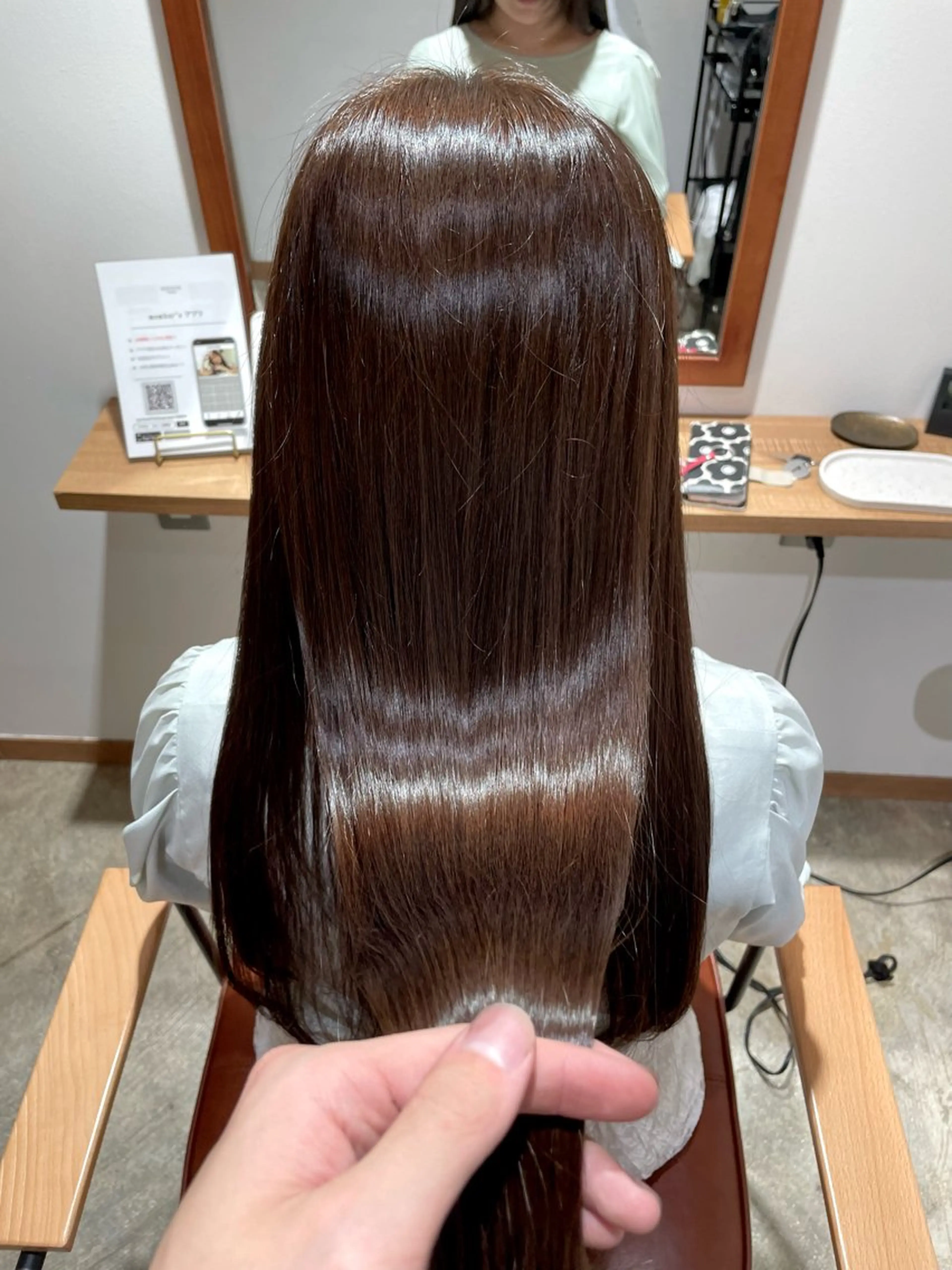 【贅沢メニュー🌈】カット+髪質改善カラー+パウダートリーメント+ヘッドスパの写真