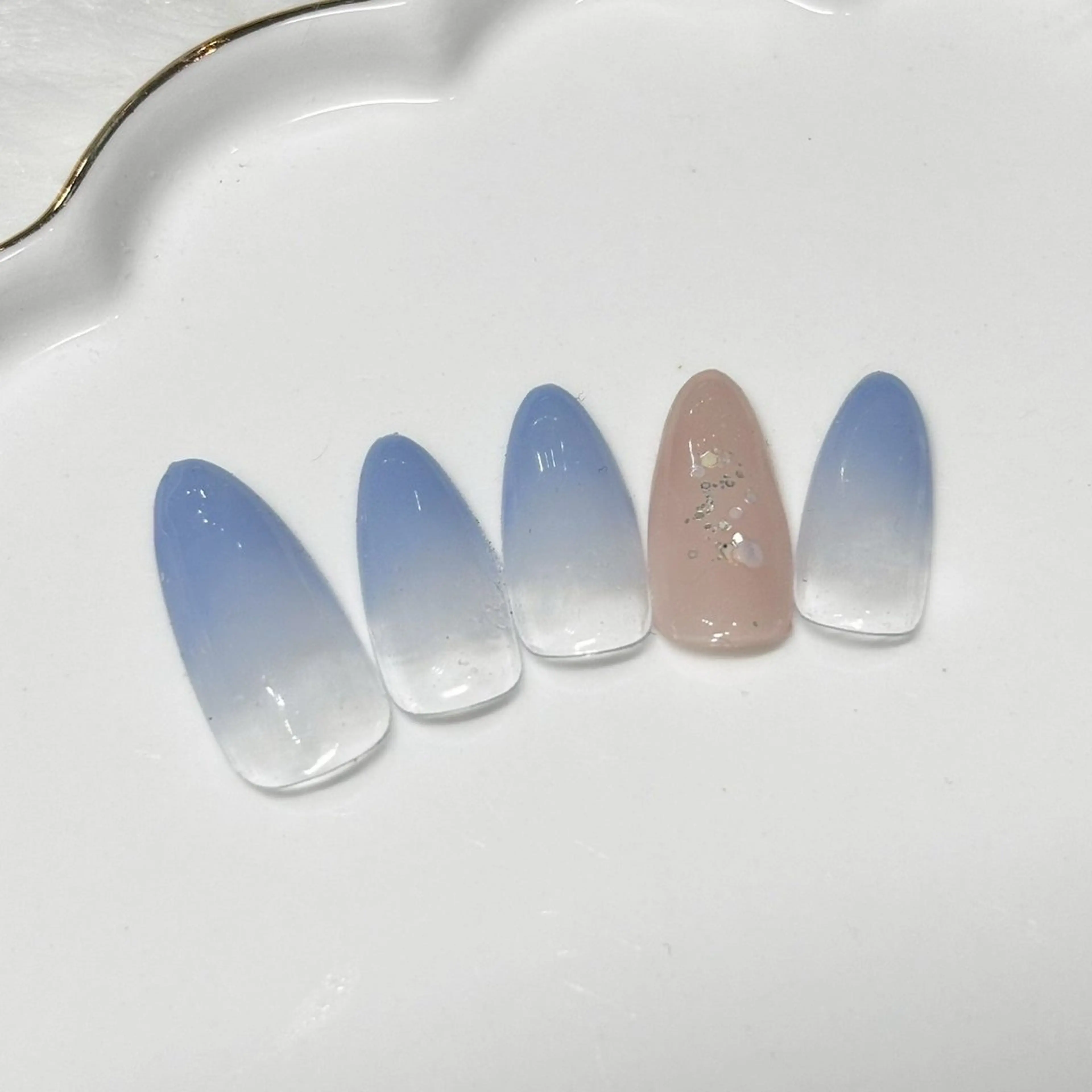 ネイル フットネイル ジェルネイル マグネットネイル パラジェル 一之瀬 柚季のネイルデザイン