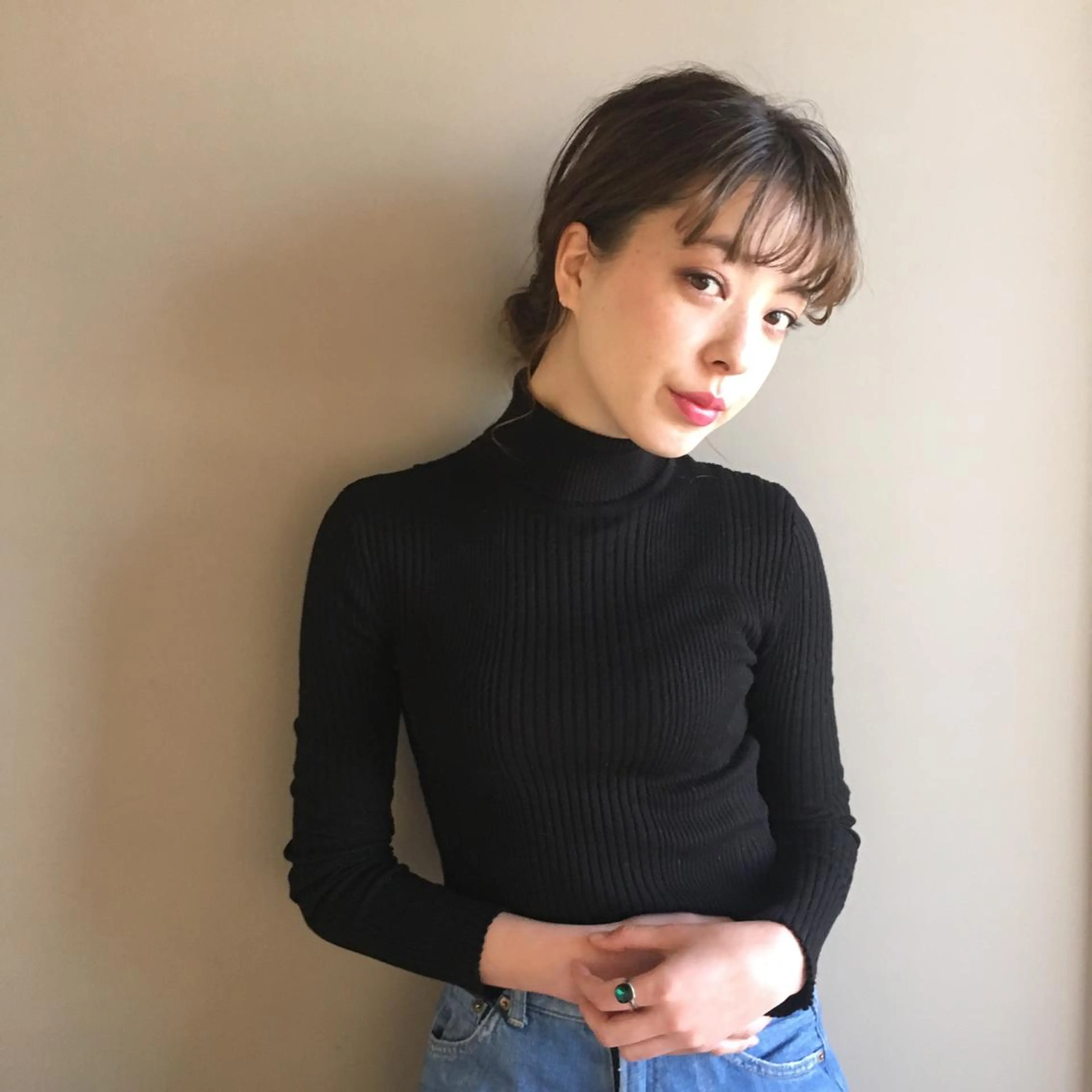 カラー ヘアアレンジ レイヤーカット BLend 渋谷のヘアスタイル