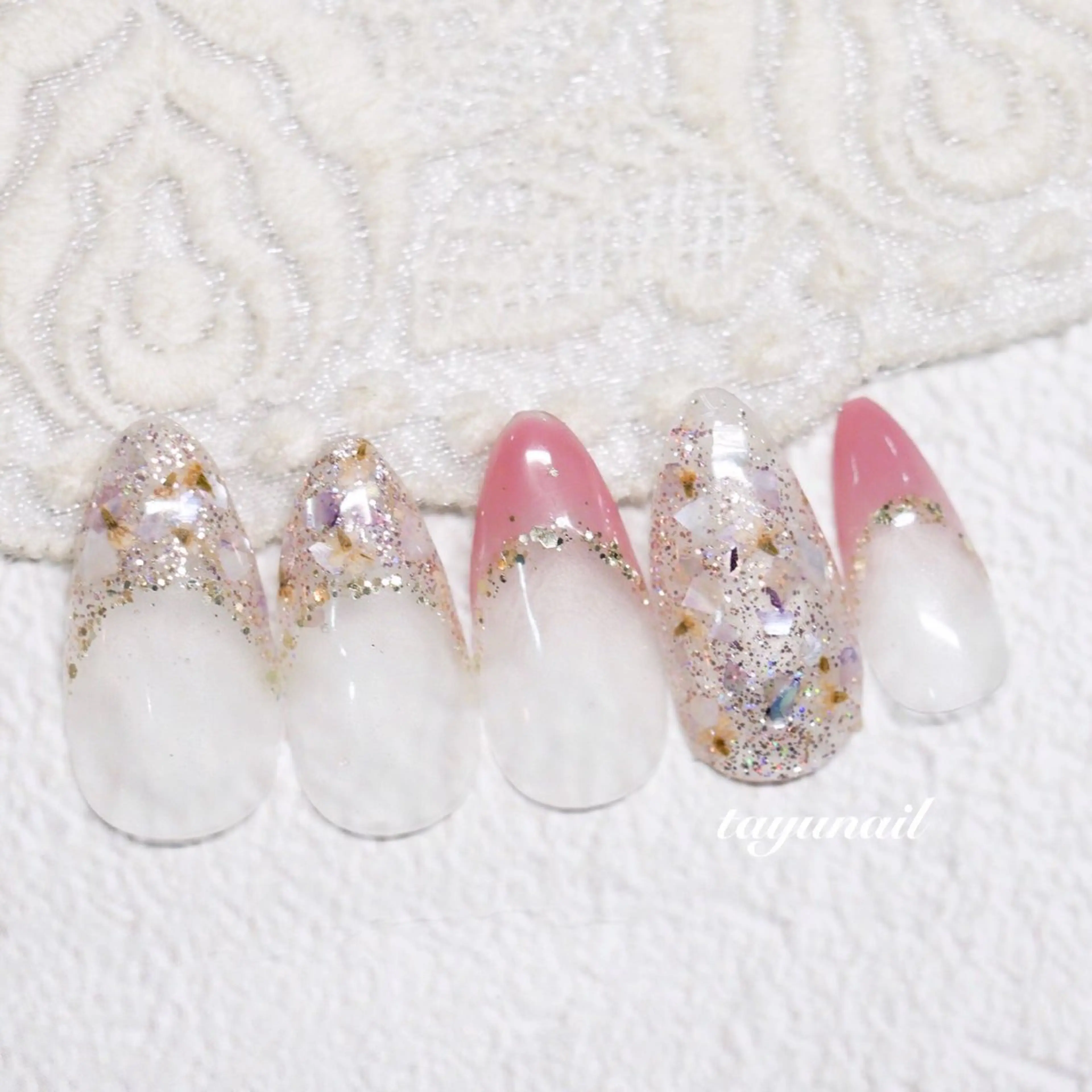 ネイル アートネイル ジェルネイル パラジェル ハンドネイル ネイルサロン・ネイルスクール　たゆnail所属・ネイルサロン 【たゆnail】のネイルデザイン