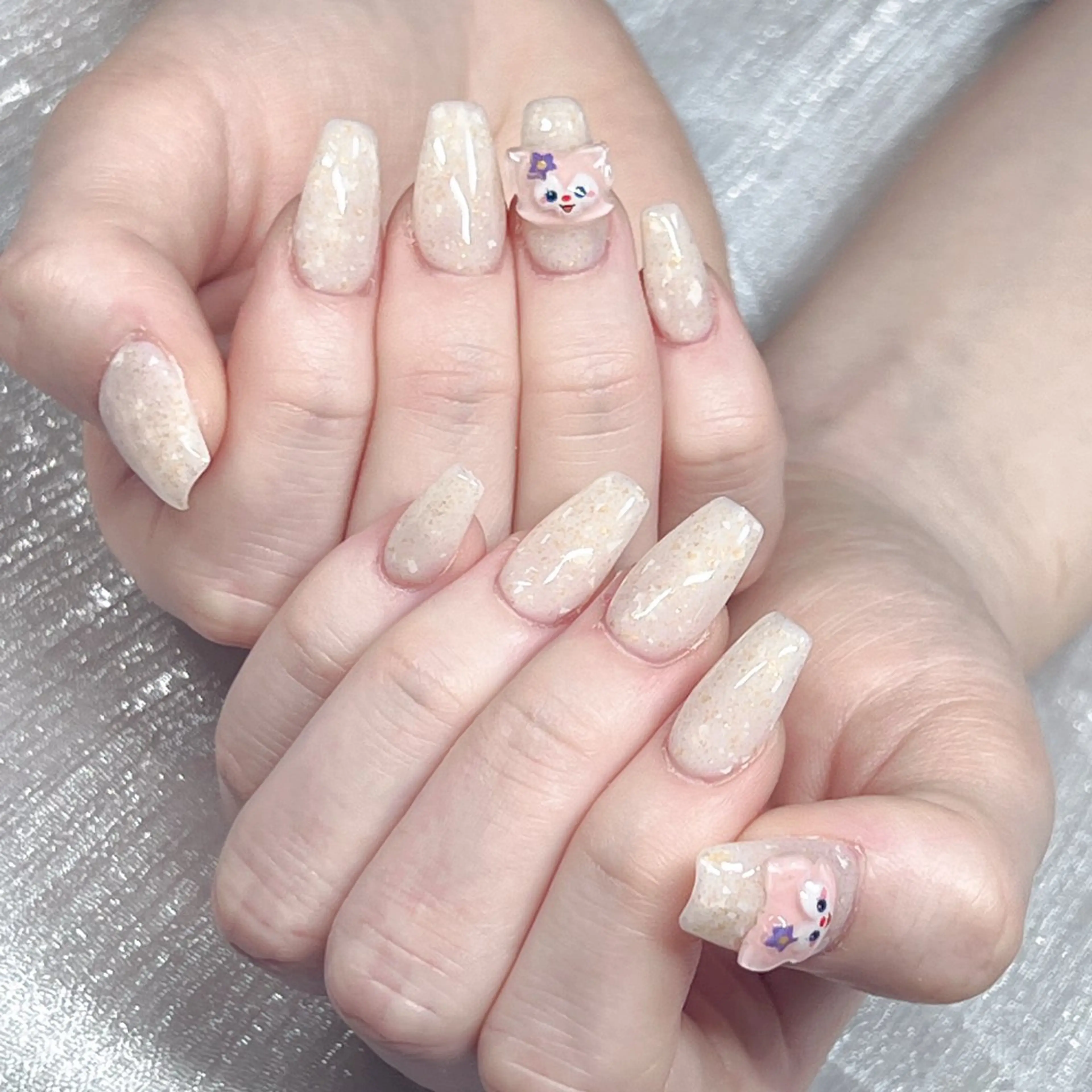 ネイル 長いだし/スカルプ/ パラシェルN.oneのネイルデザイン