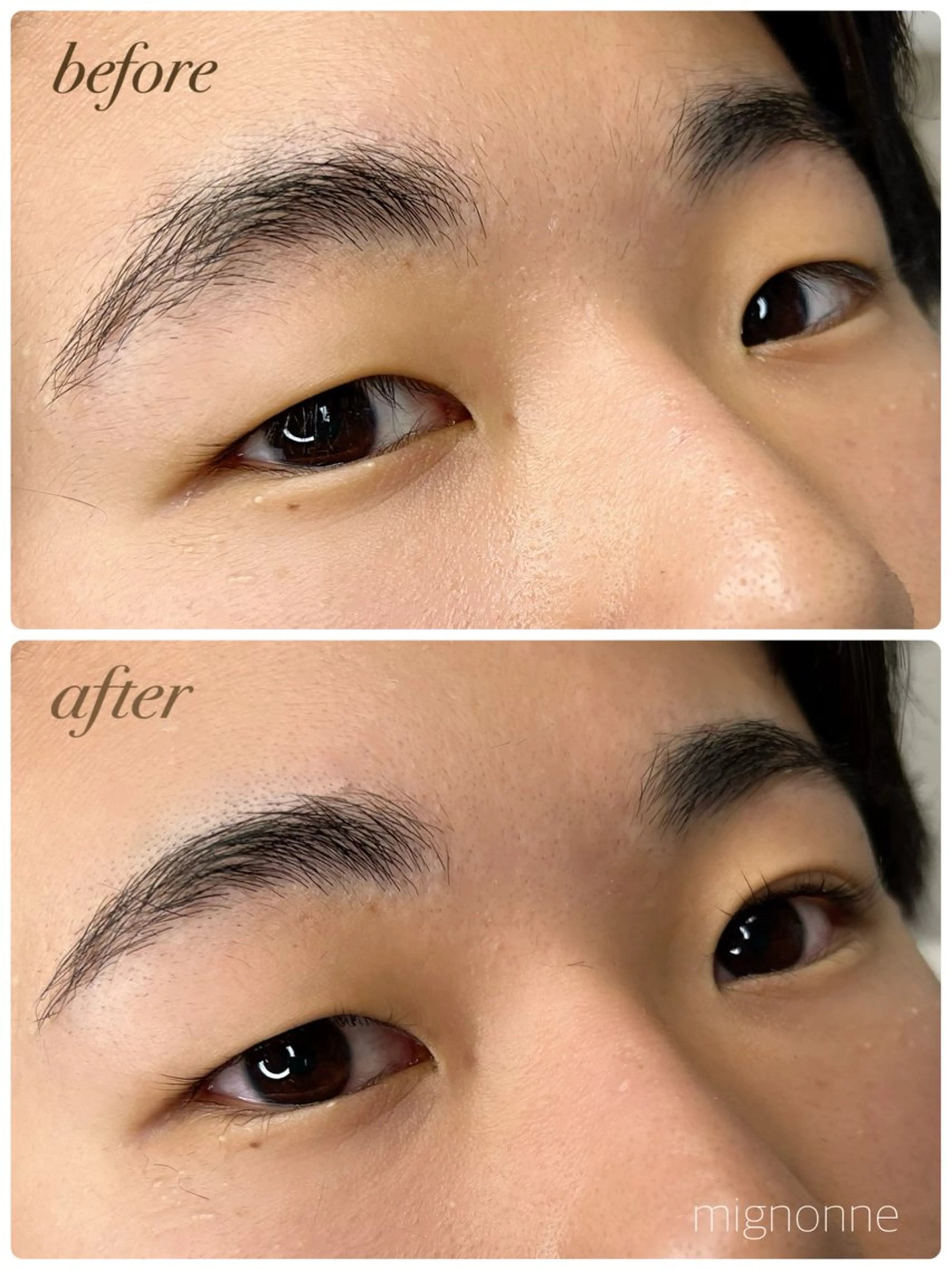 【学割】美眉スタイリング（Wax脱毛、ブロウリフト込）中高生対象 男女問わずの写真