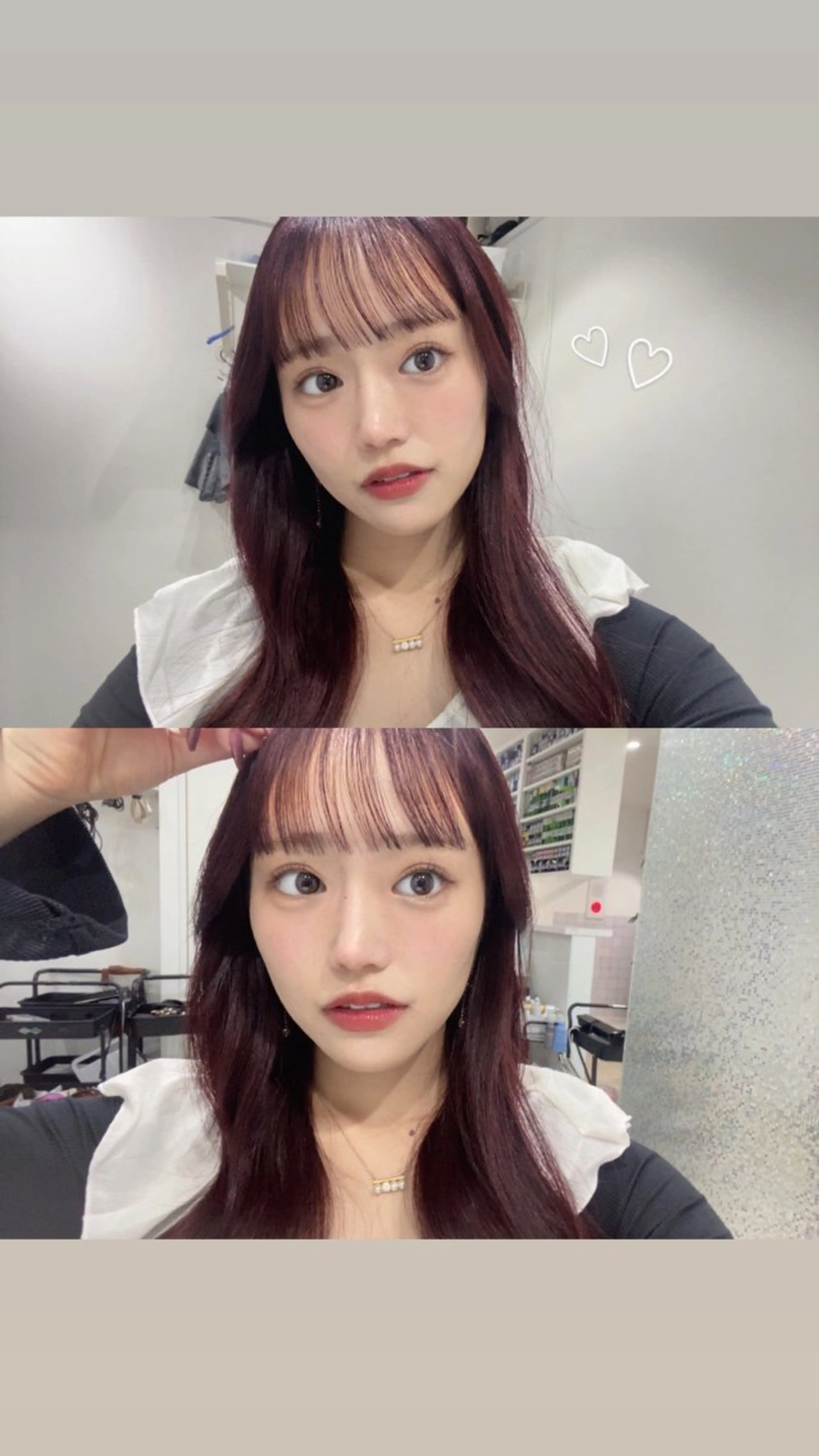 カラー AO所属・RISAKO 艶髪モテヘア🎀府中のヘアスタイル